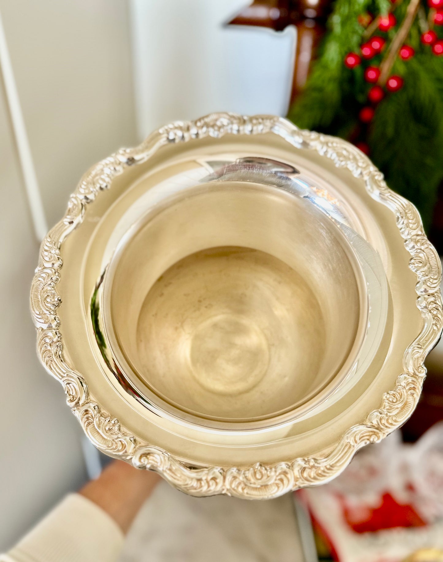 Silverplate Trophy Champagne Bucket