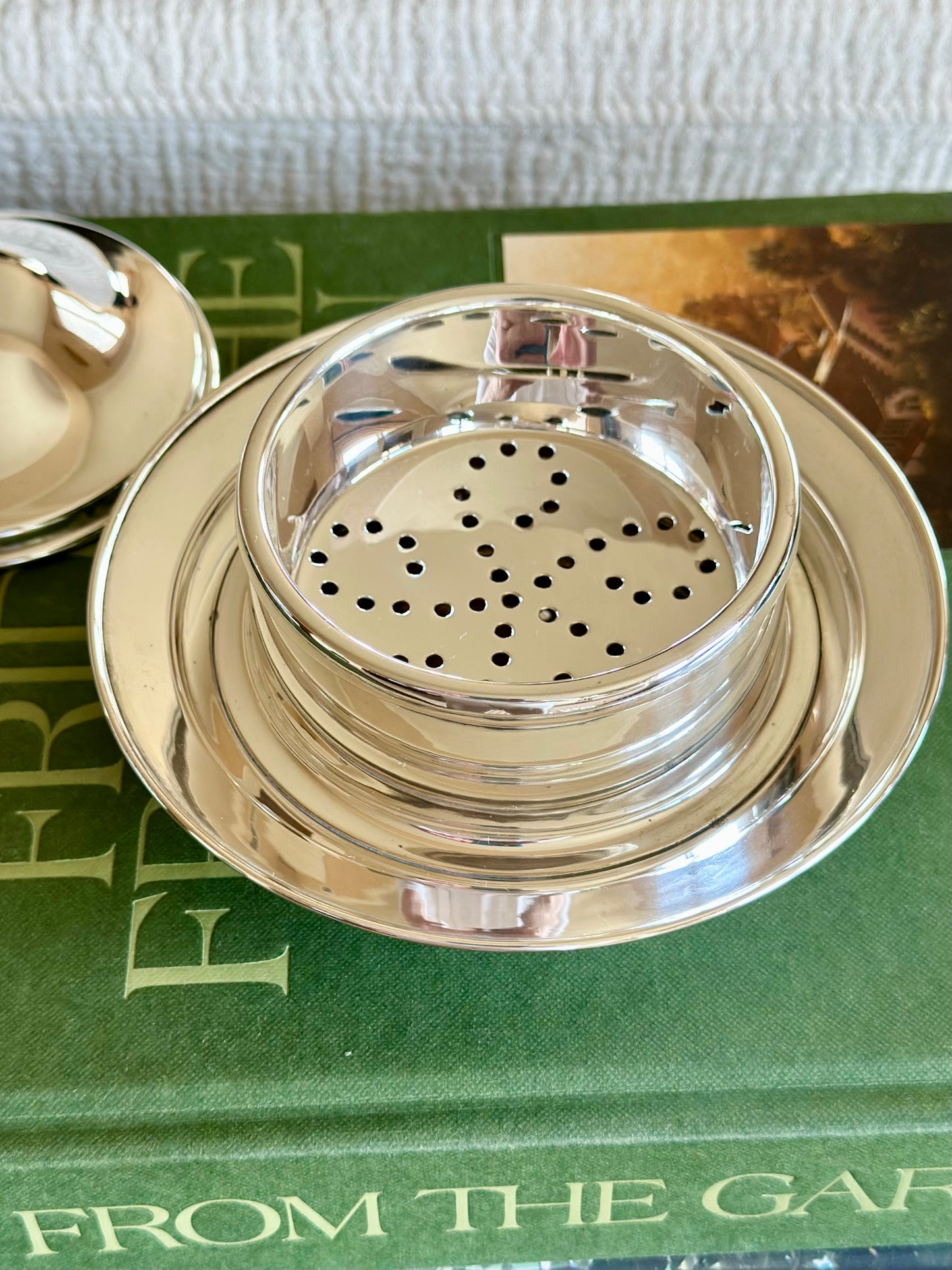 Silverplate Butter Dish