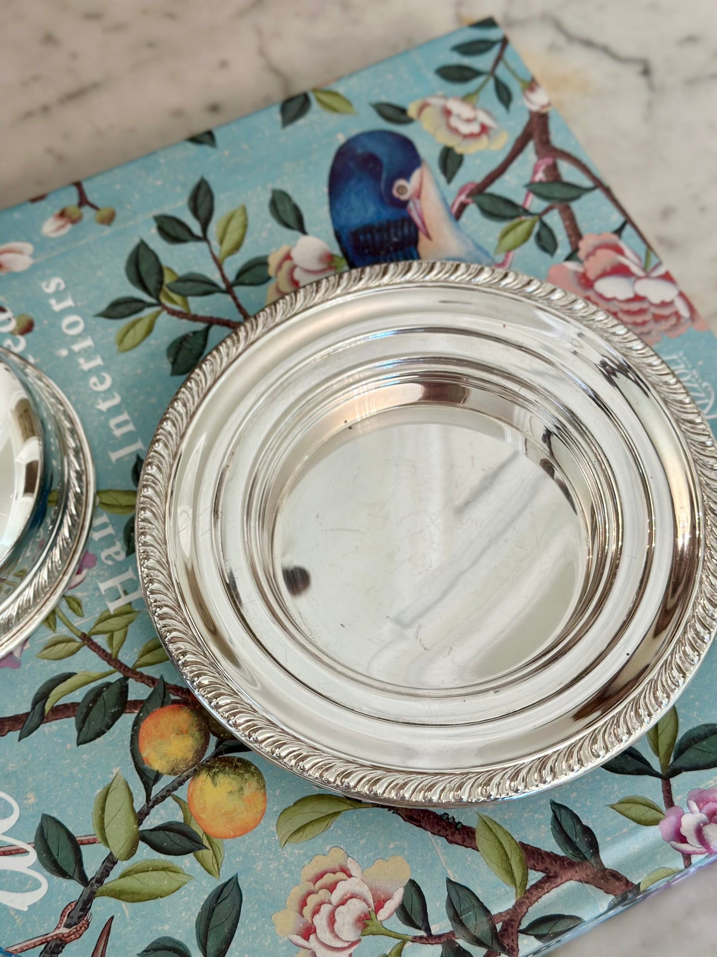 Sterling Silver Domed Butter Dish