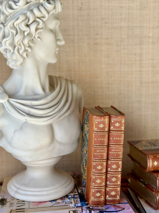 The Three Musketeers Antique Books (Set of 2)