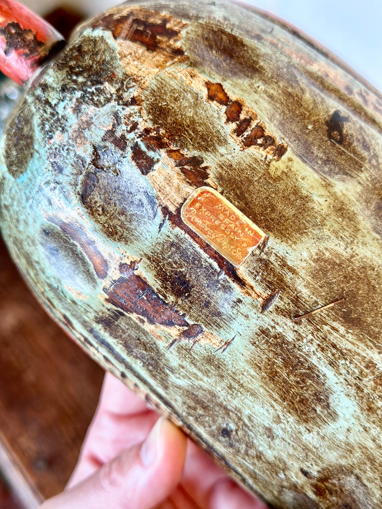 Spanish Hand-Painted Carnival Cannon Wine Bottle Holder