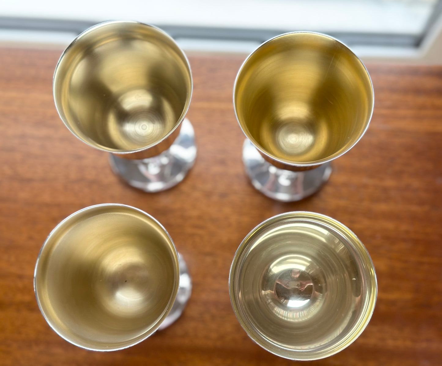 Vintage Silverplate Goblets (Set of 4)