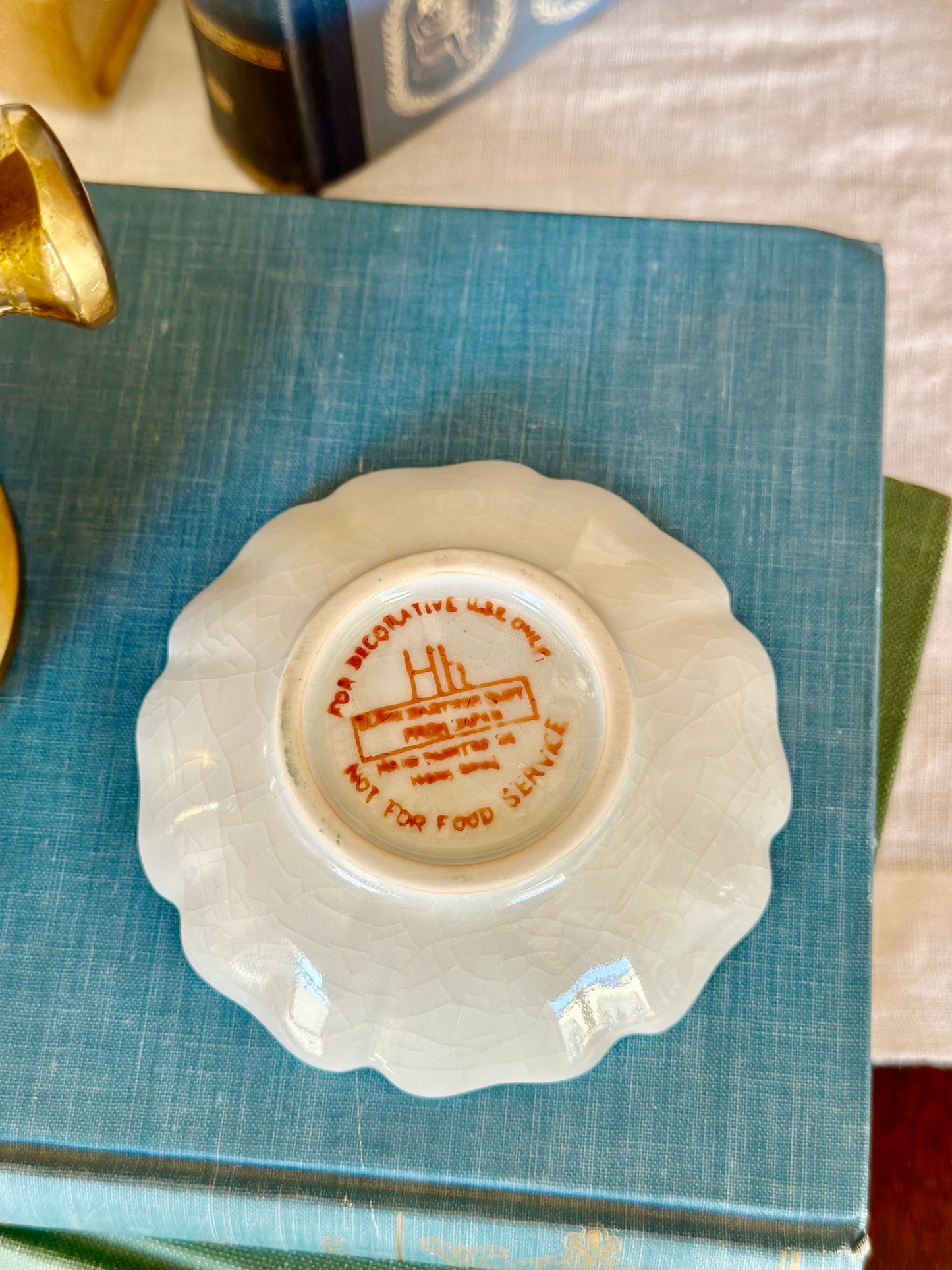 Rose Medallion Trinket Dish