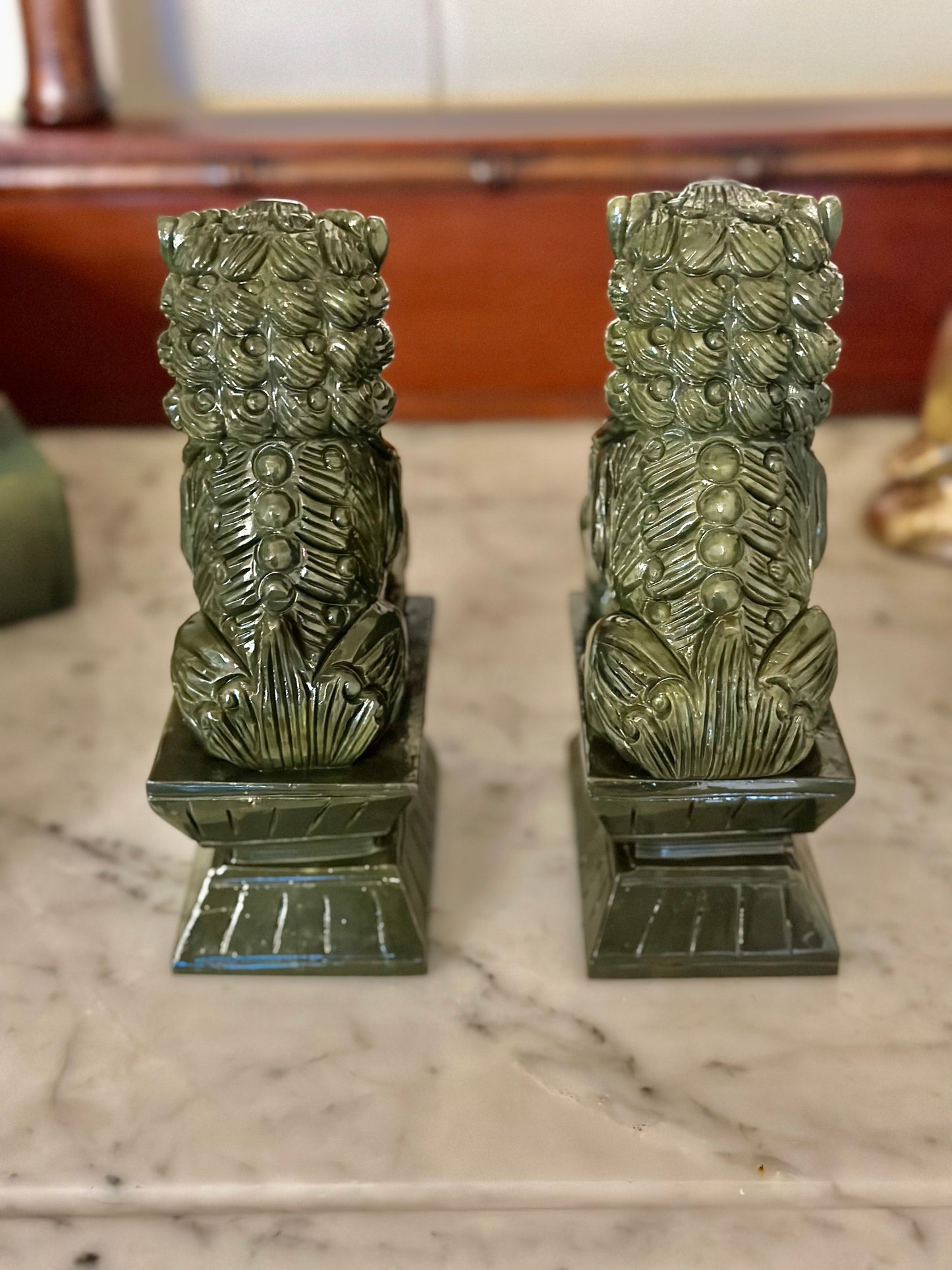 Jade Foo Dog Pair