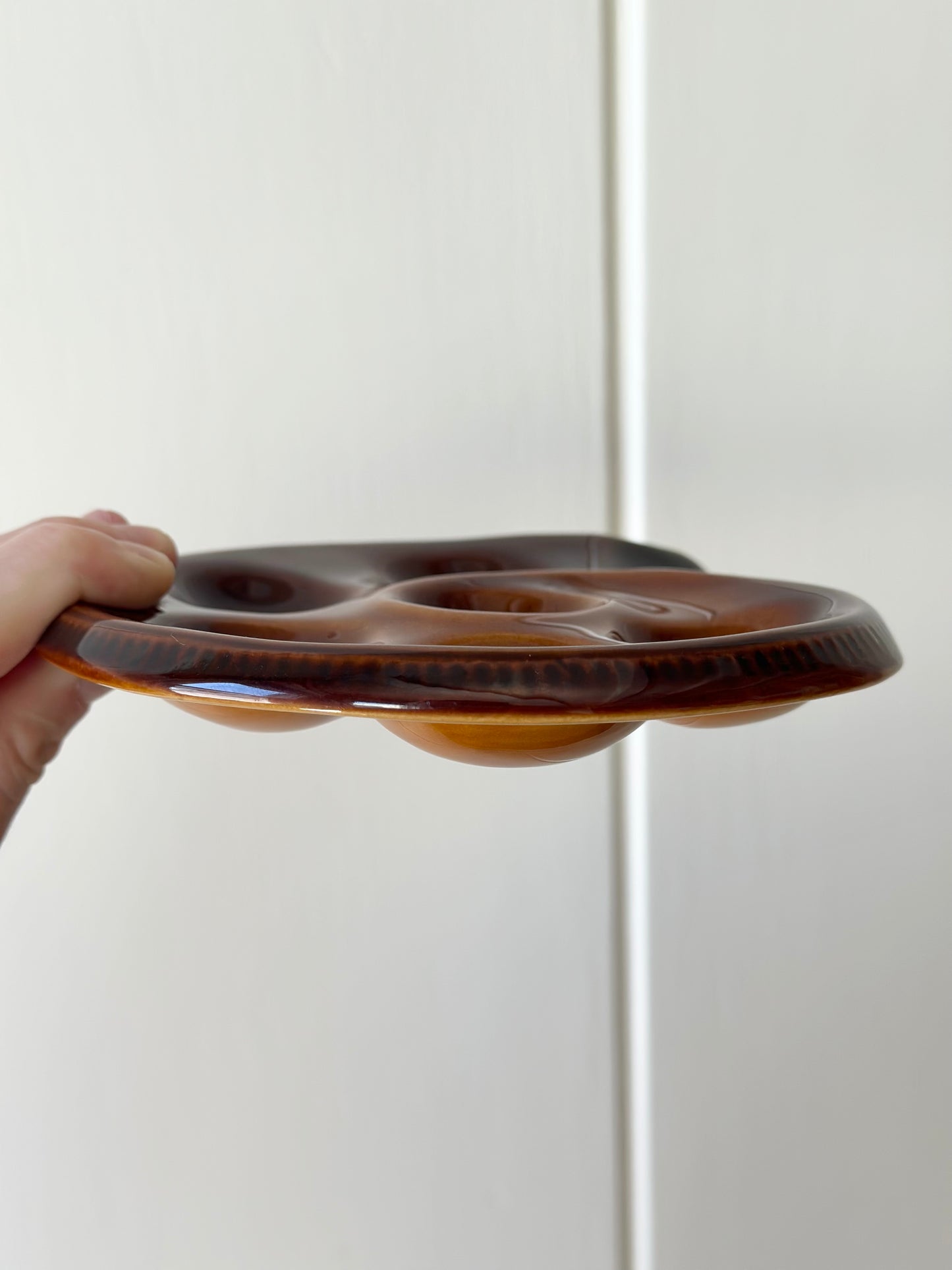 Majolica Style Escargot Plates (Set of 8)