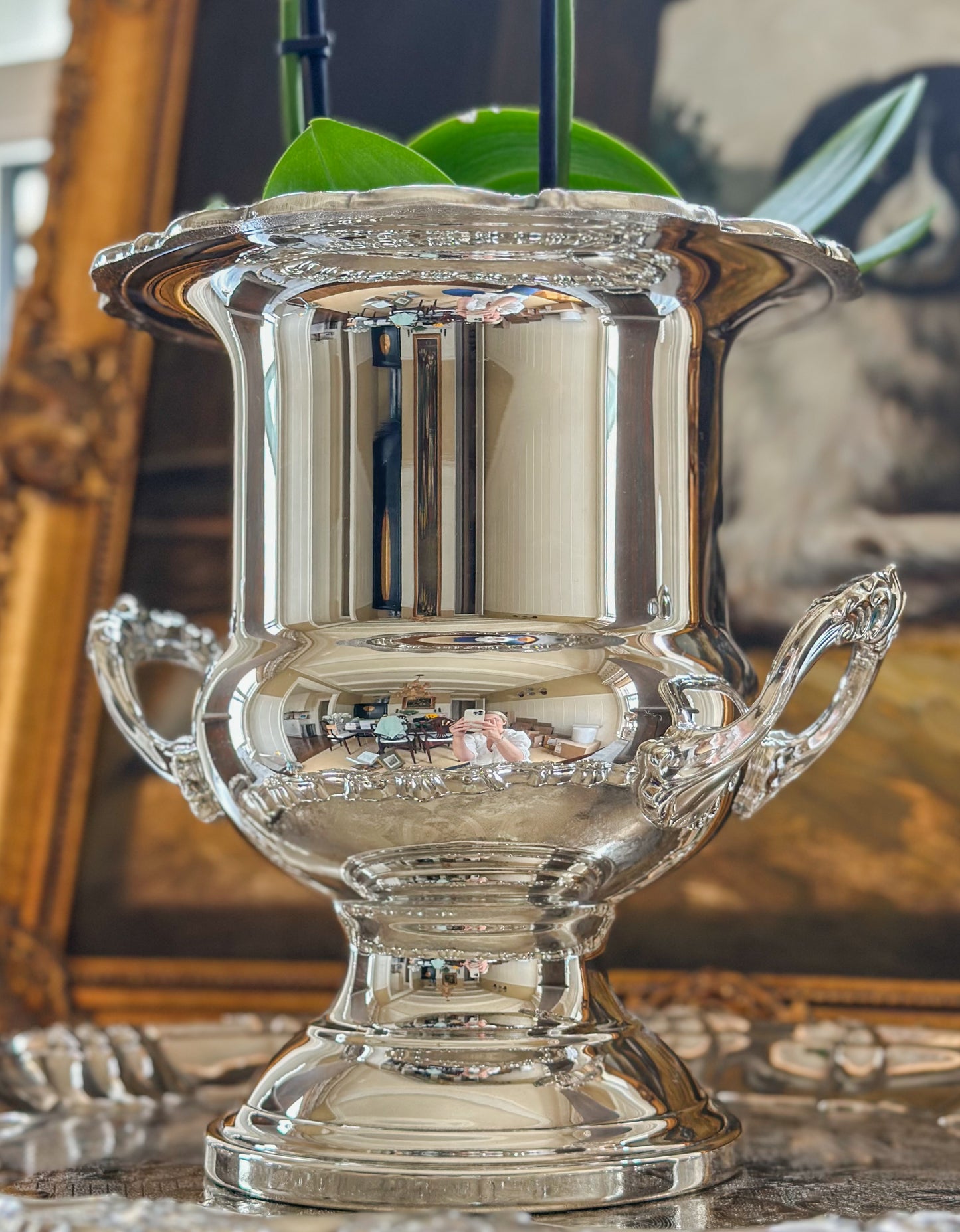 Vintage Silverplate Champagne Bucket