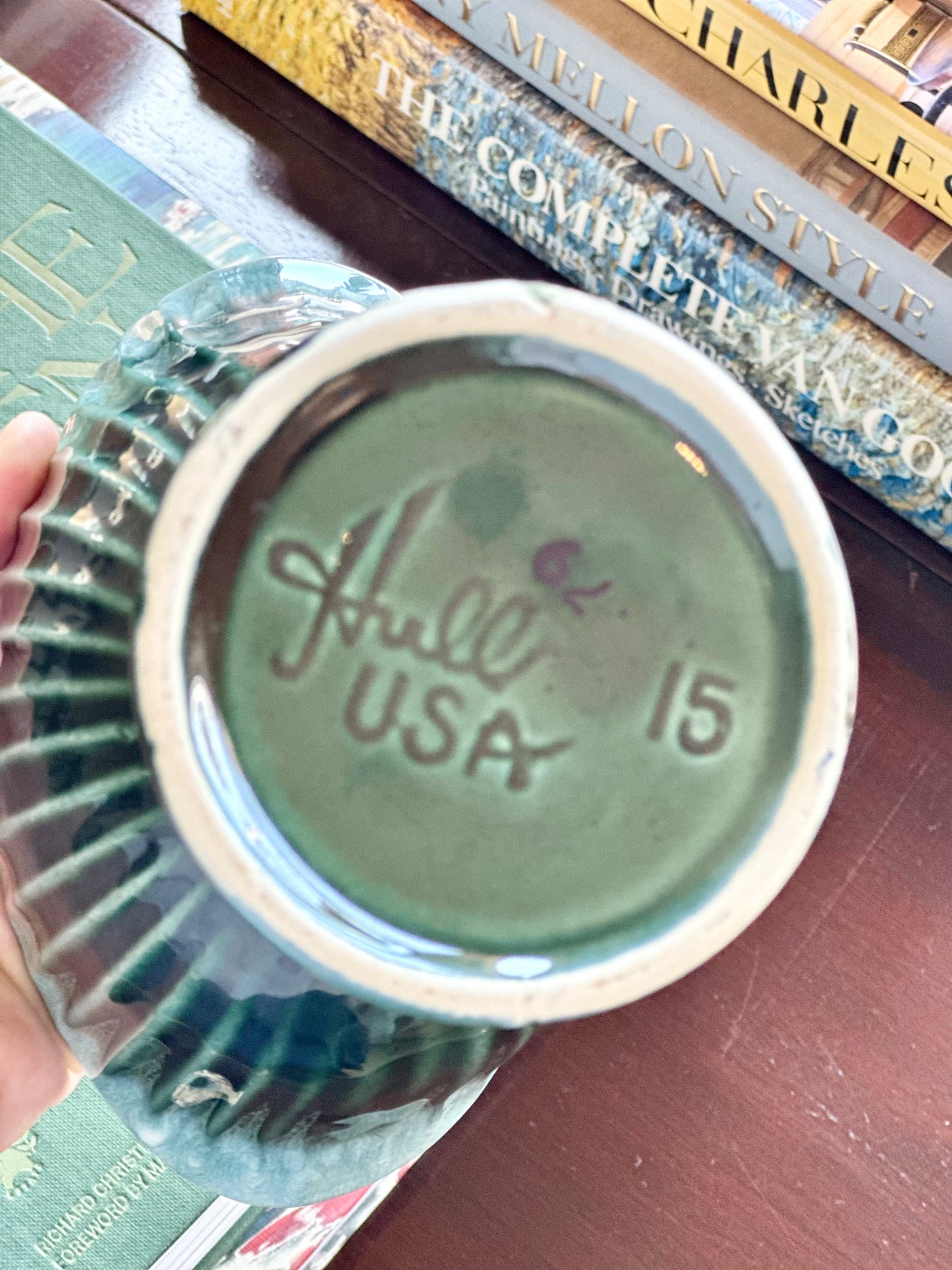 Hull Pottery Small Pedestal Planter