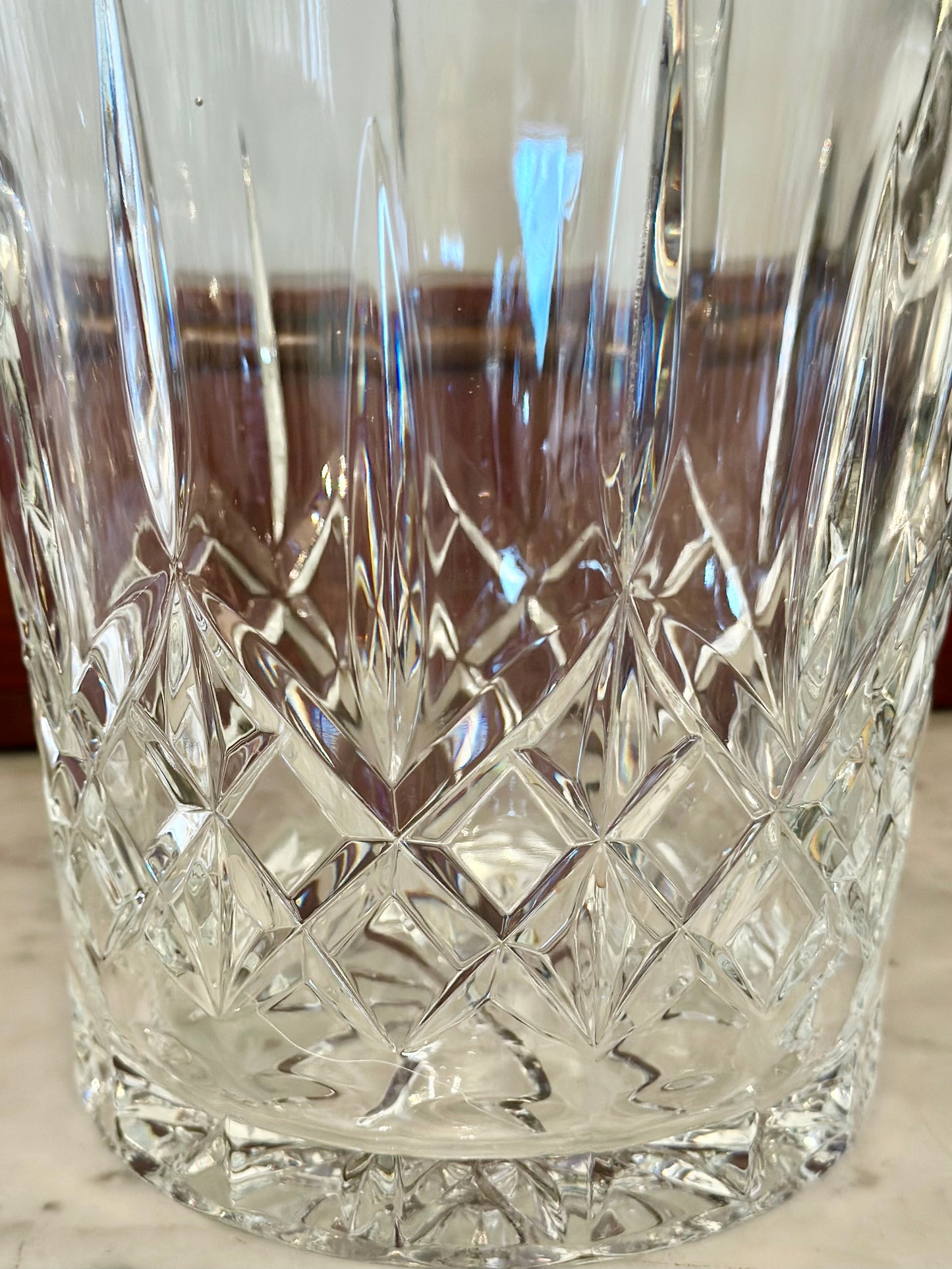 Cut Crystal Ice Bucket