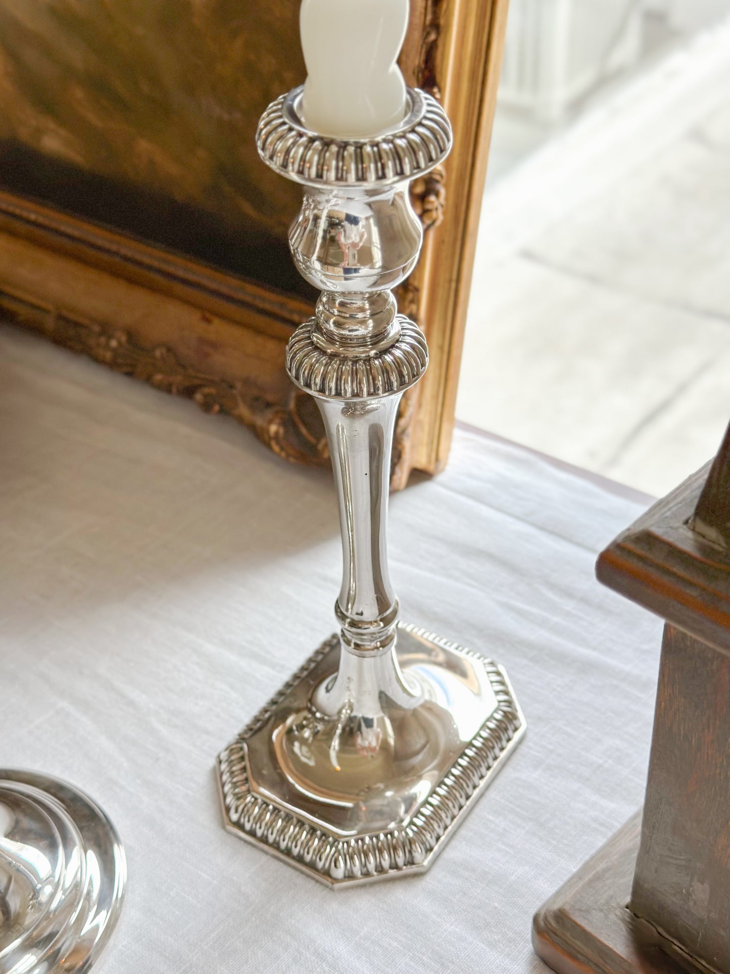 Sheffield Silverplate Candlesticks