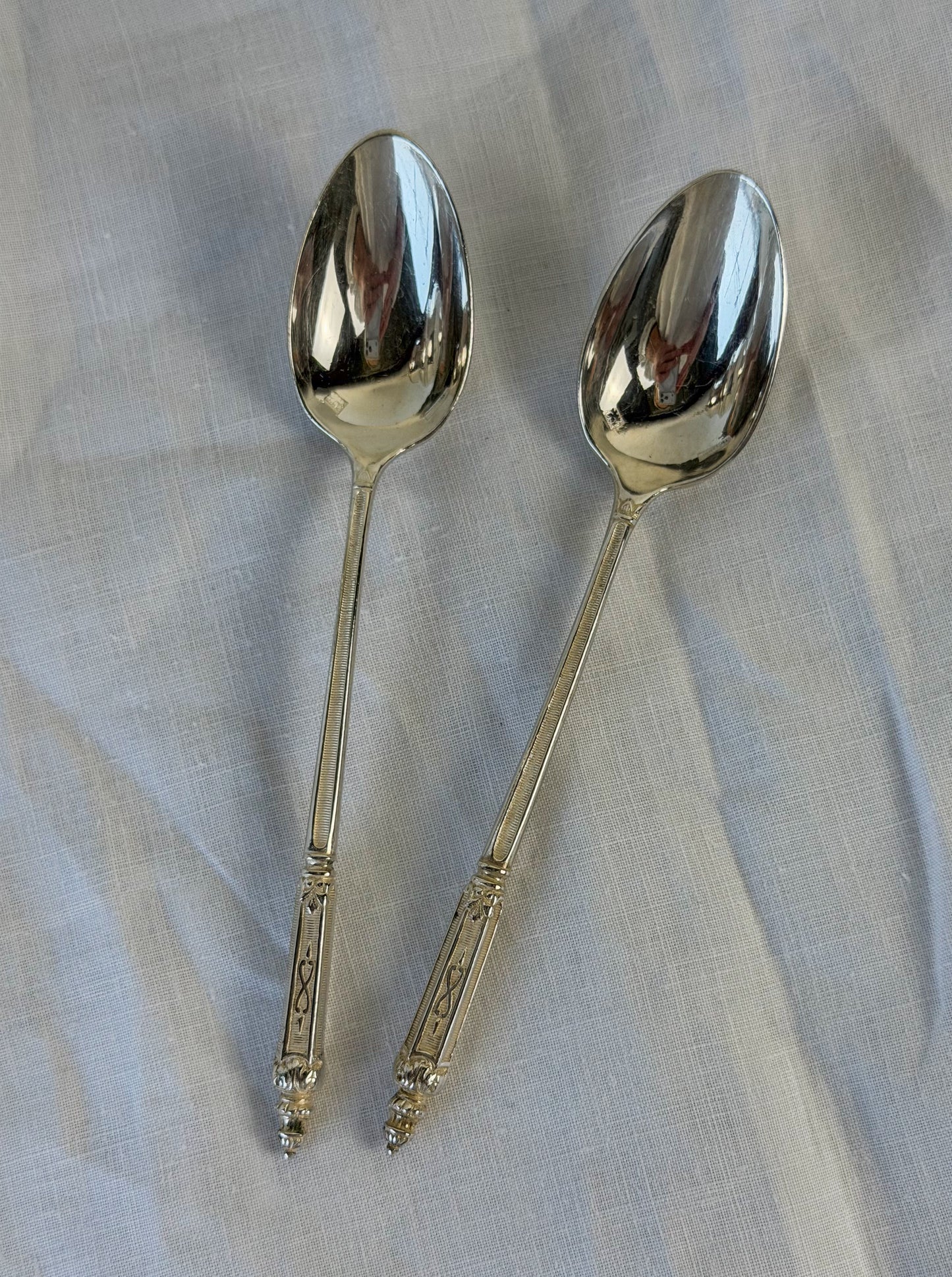French Silverplate Condiment Spoons & Forks