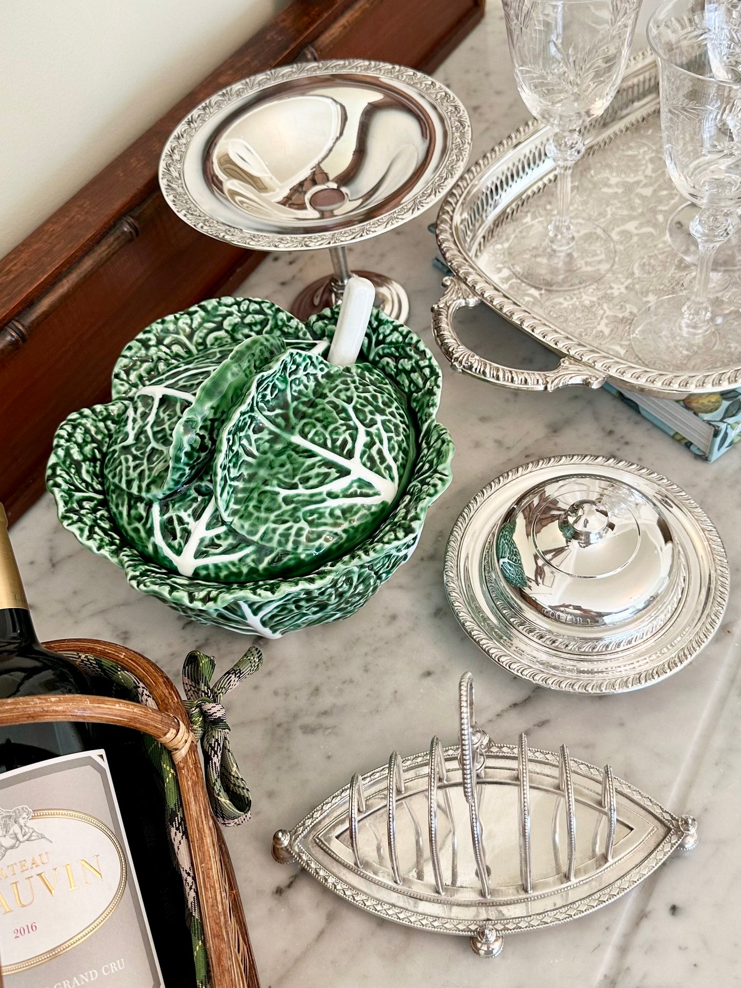 Sterling Silver Domed Butter Dish