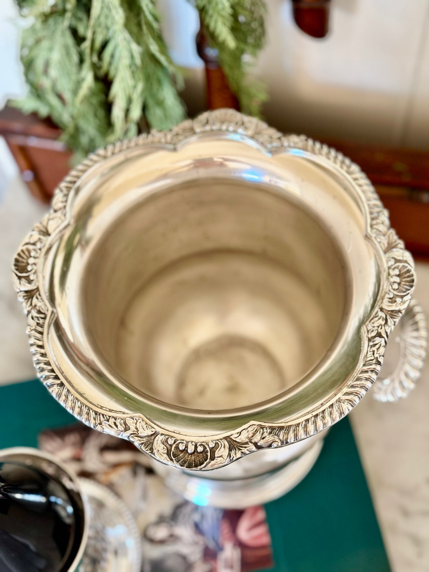 Vintage Trophy Style Champagne Bucket by Neiman Marcus