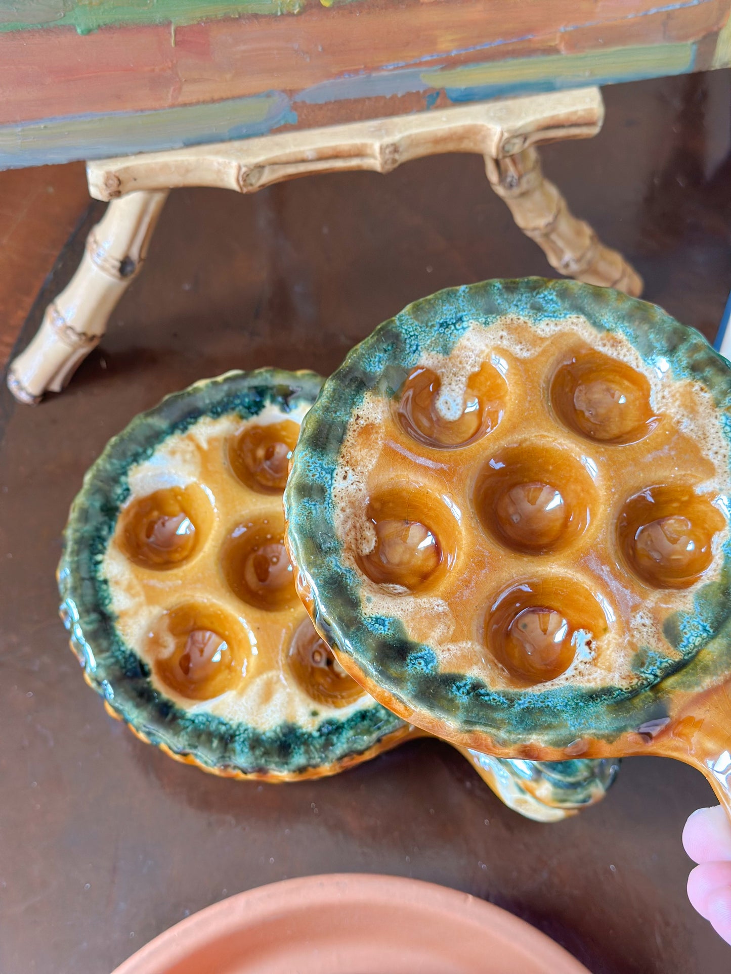 Vintage French Escargot Dishes