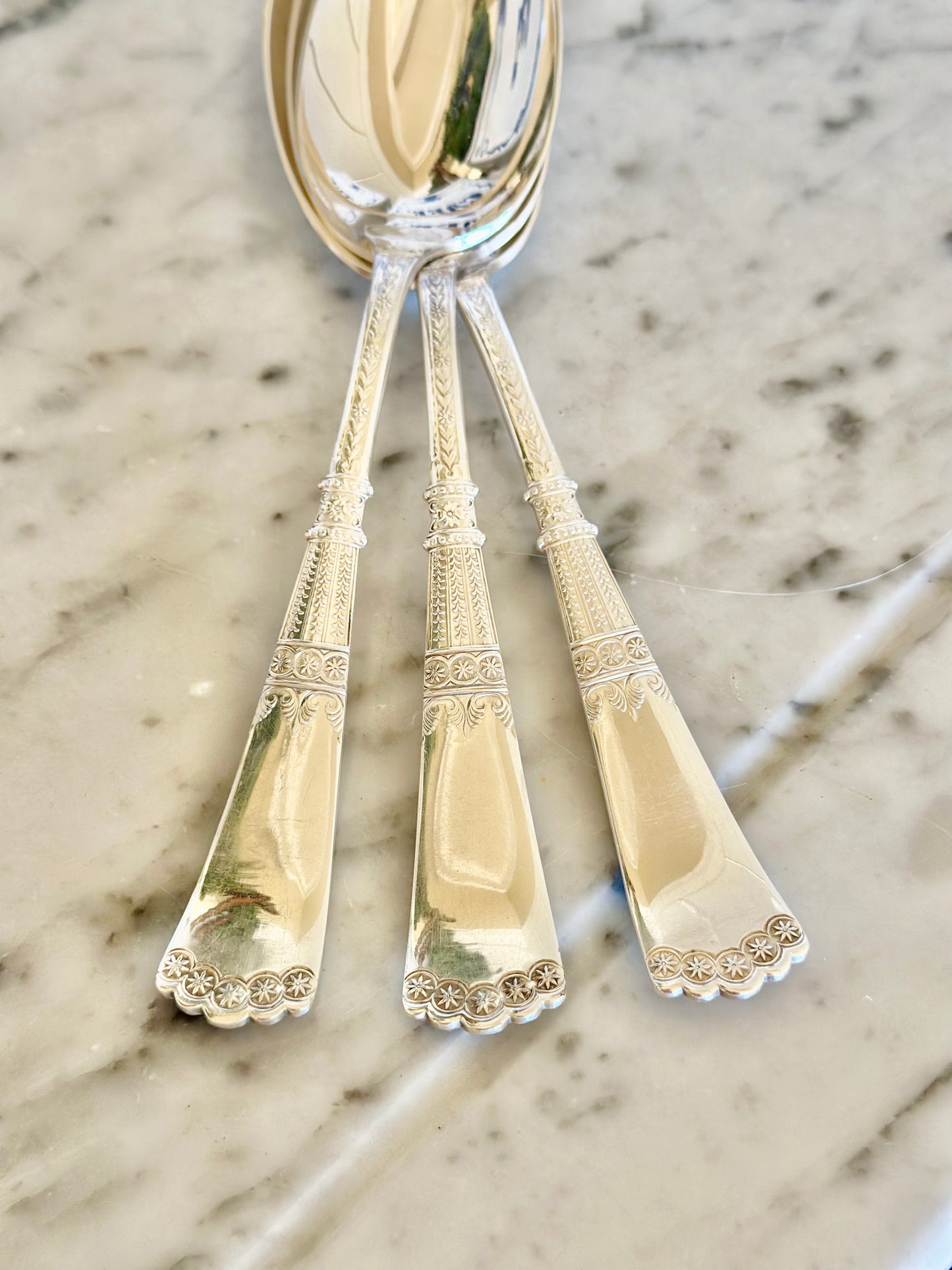 Silverplate Serving Spoons (Set of 3)