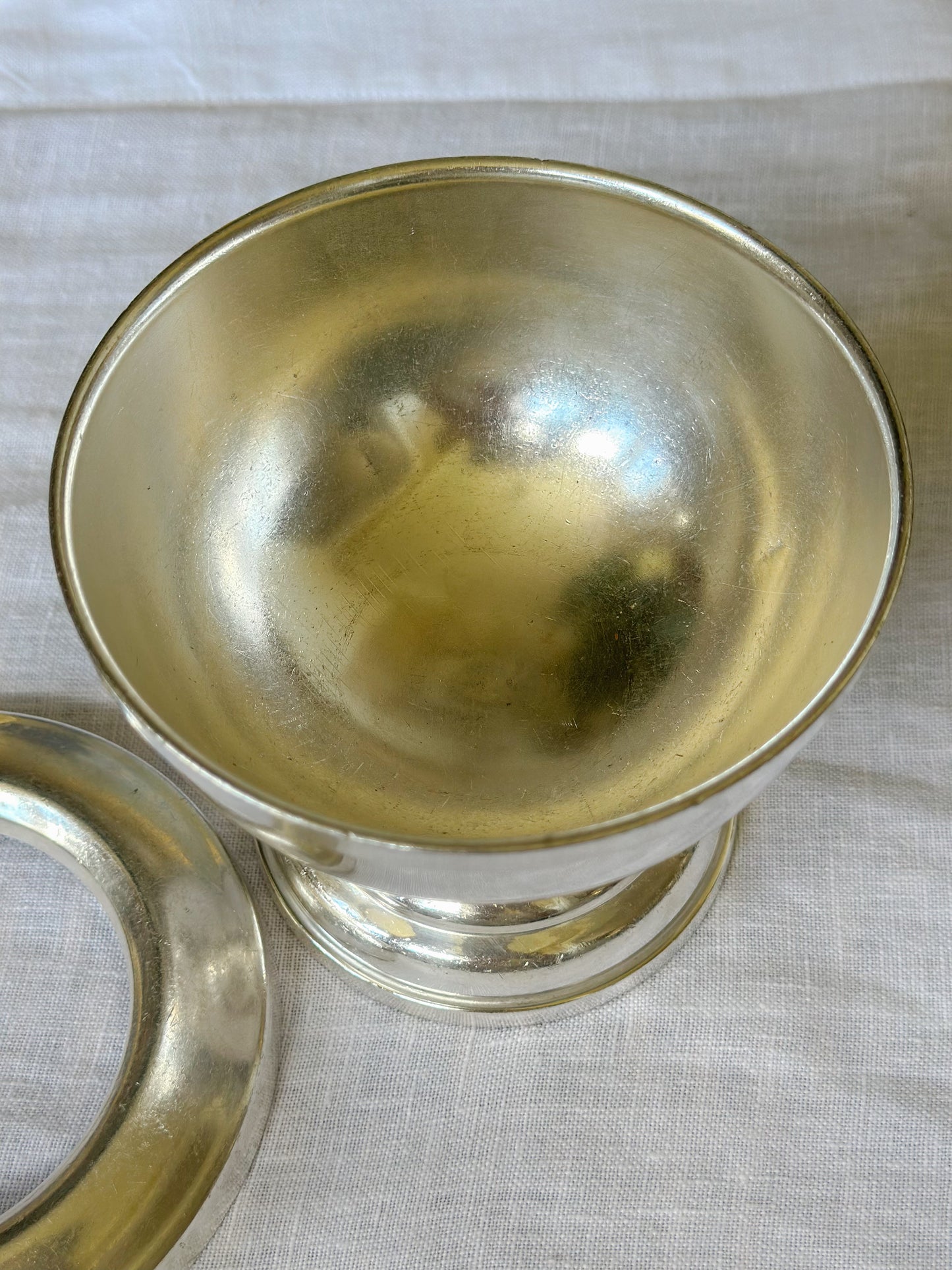 Vintage Silverplate Shrimp Cocktail Dish