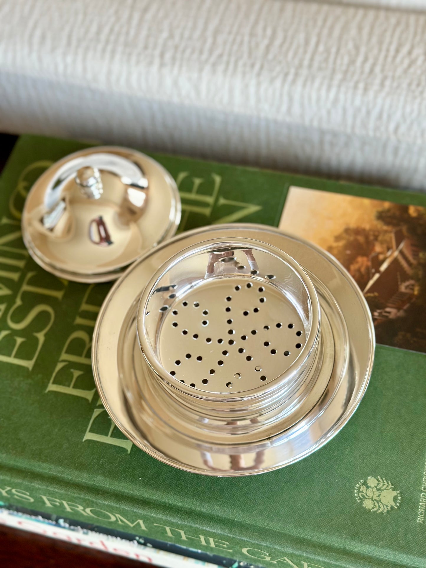 Silverplate Butter Dish