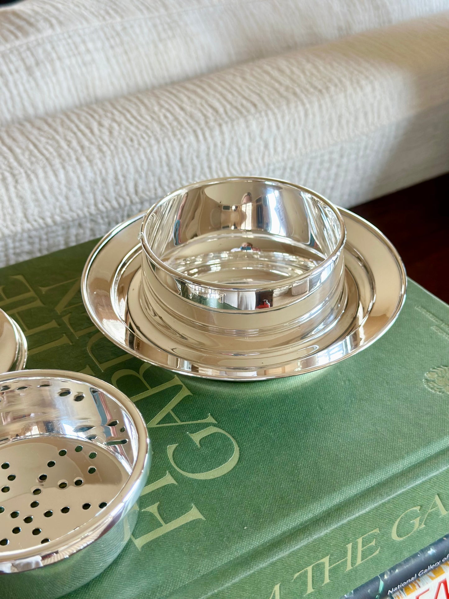 Silverplate Butter Dish