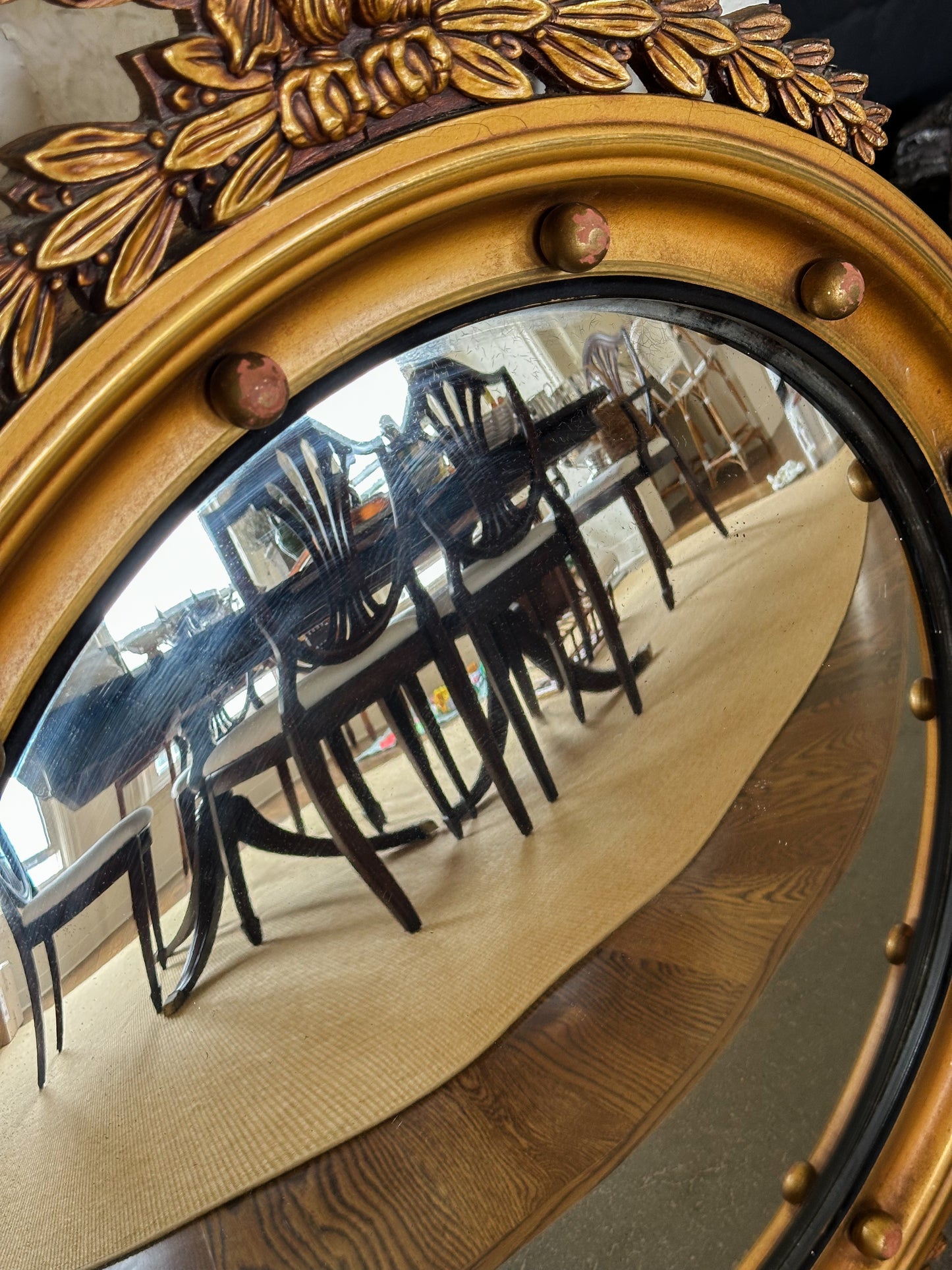 Vintage Federal Convex Mirror