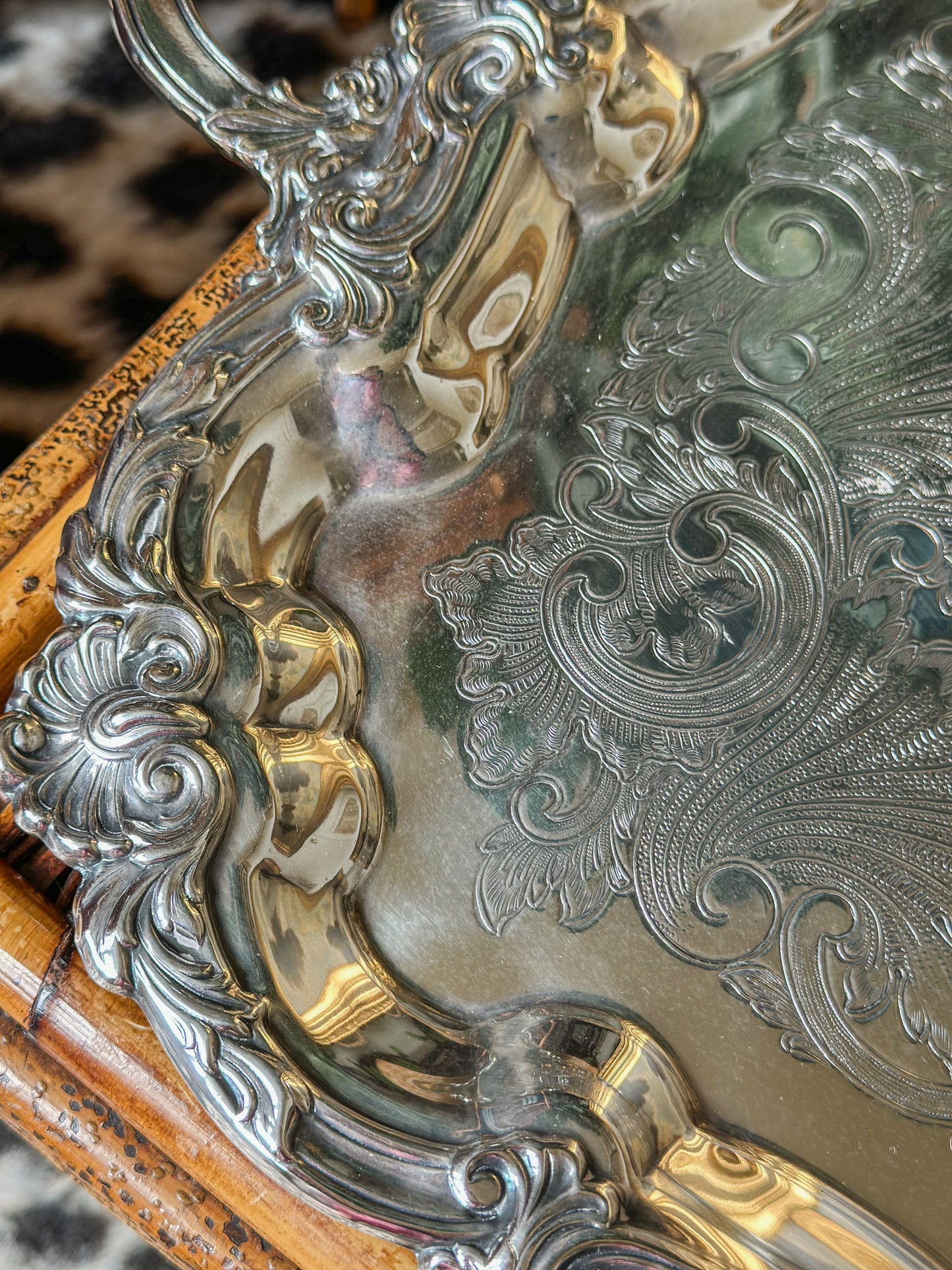 Vintage Silverplate Serving Tray