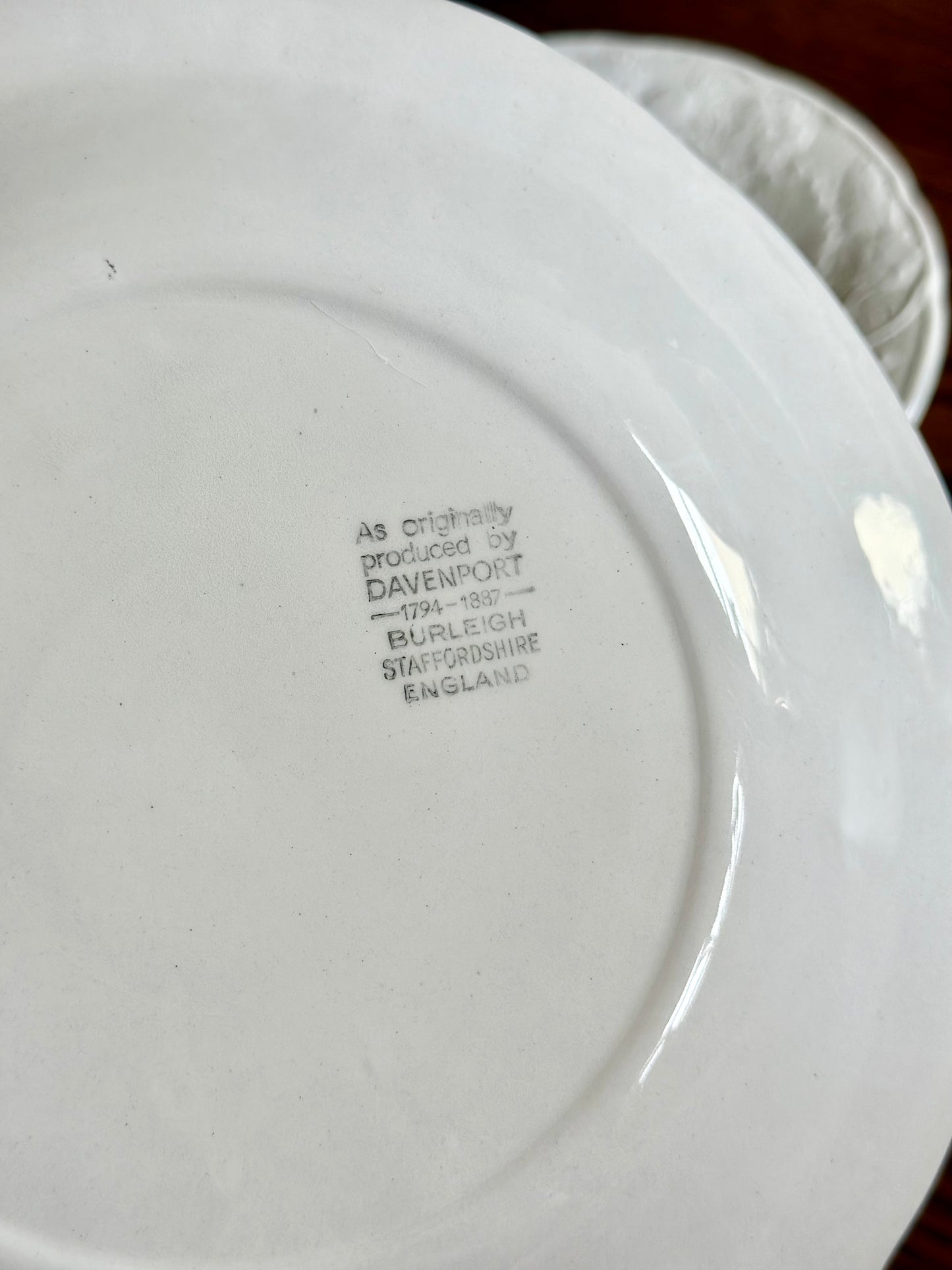 Vintage Davenport English Majolica Reproduction 7-Piece Set