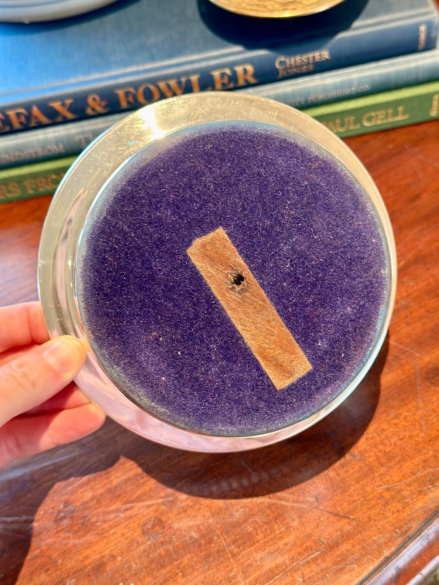 Vintage Silverplate Wine Bottle Coaster