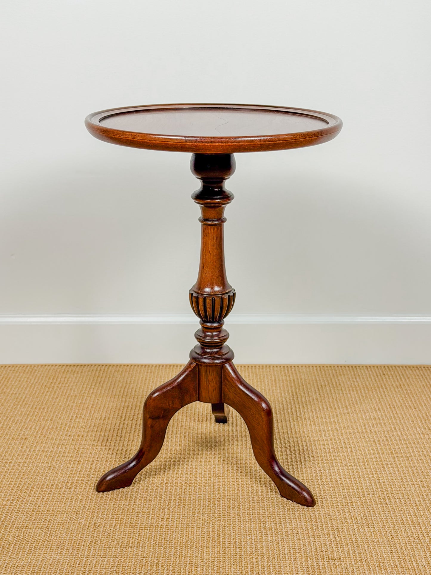 Antique English Mahogany Pedestal Table