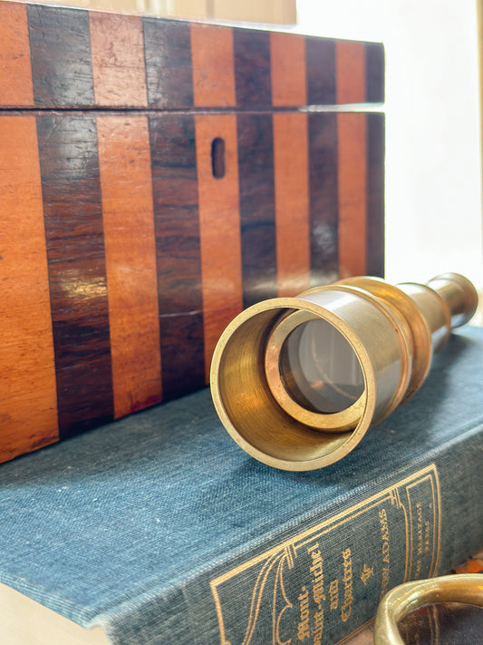 Vintage Brass Retractable Spyglass