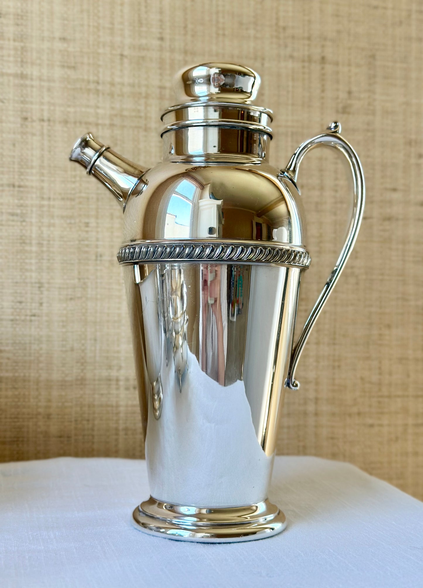 Vintage Art Deco Silverplate Cocktail Shaker