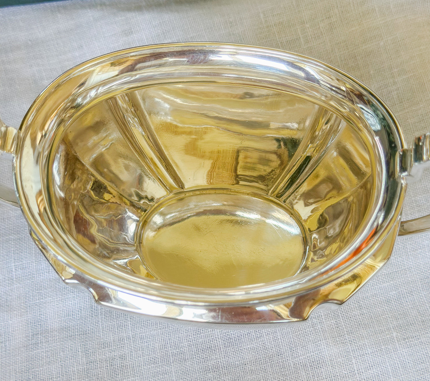 Vintage Sheffield Silverplate Cream & Sugar Set
