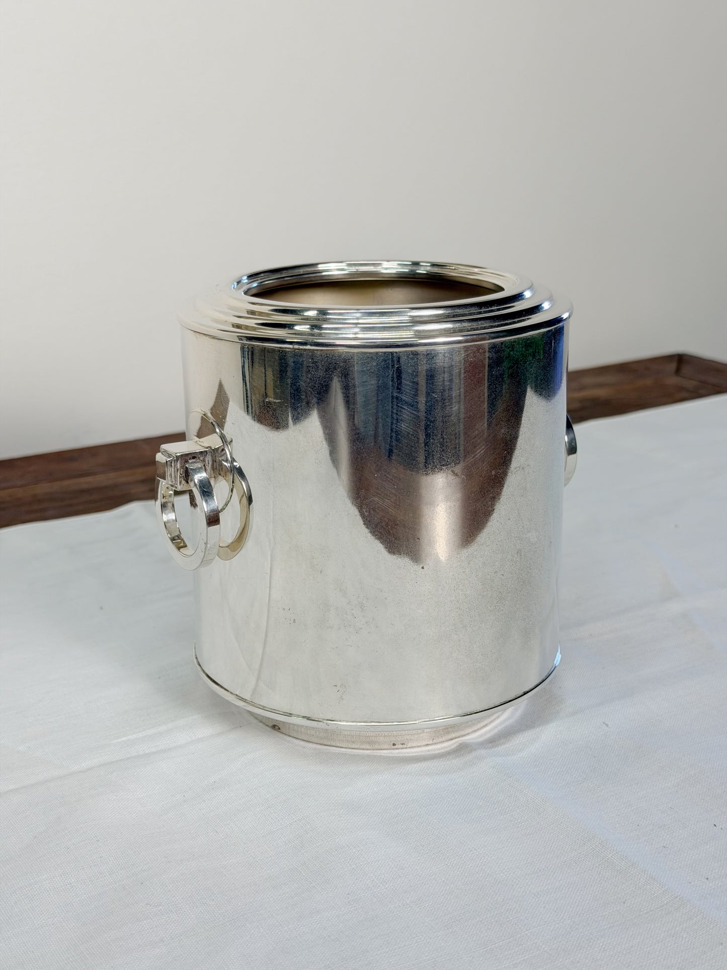English Silverplate Wine Cooler