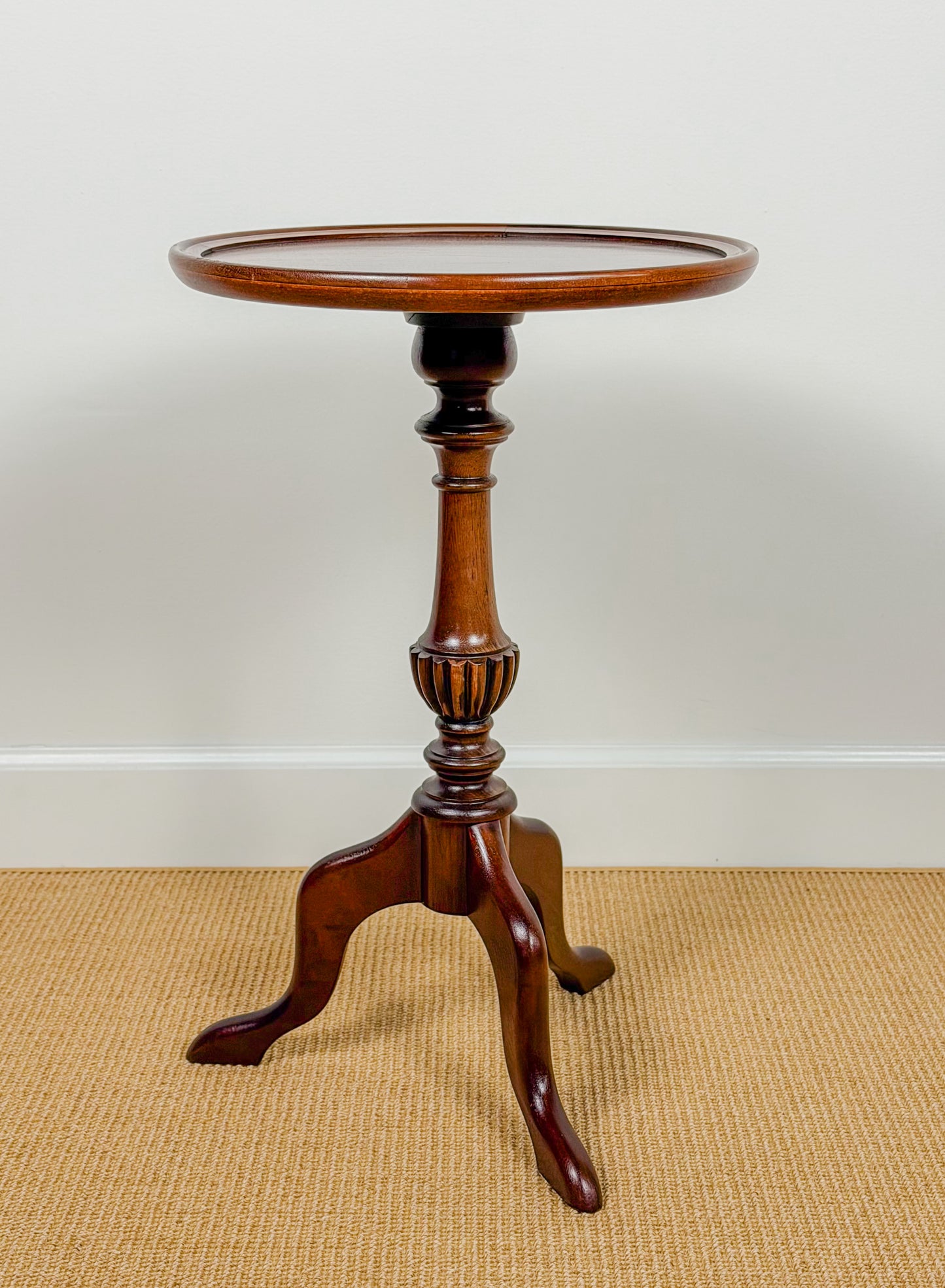 Antique English Mahogany Pedestal Table