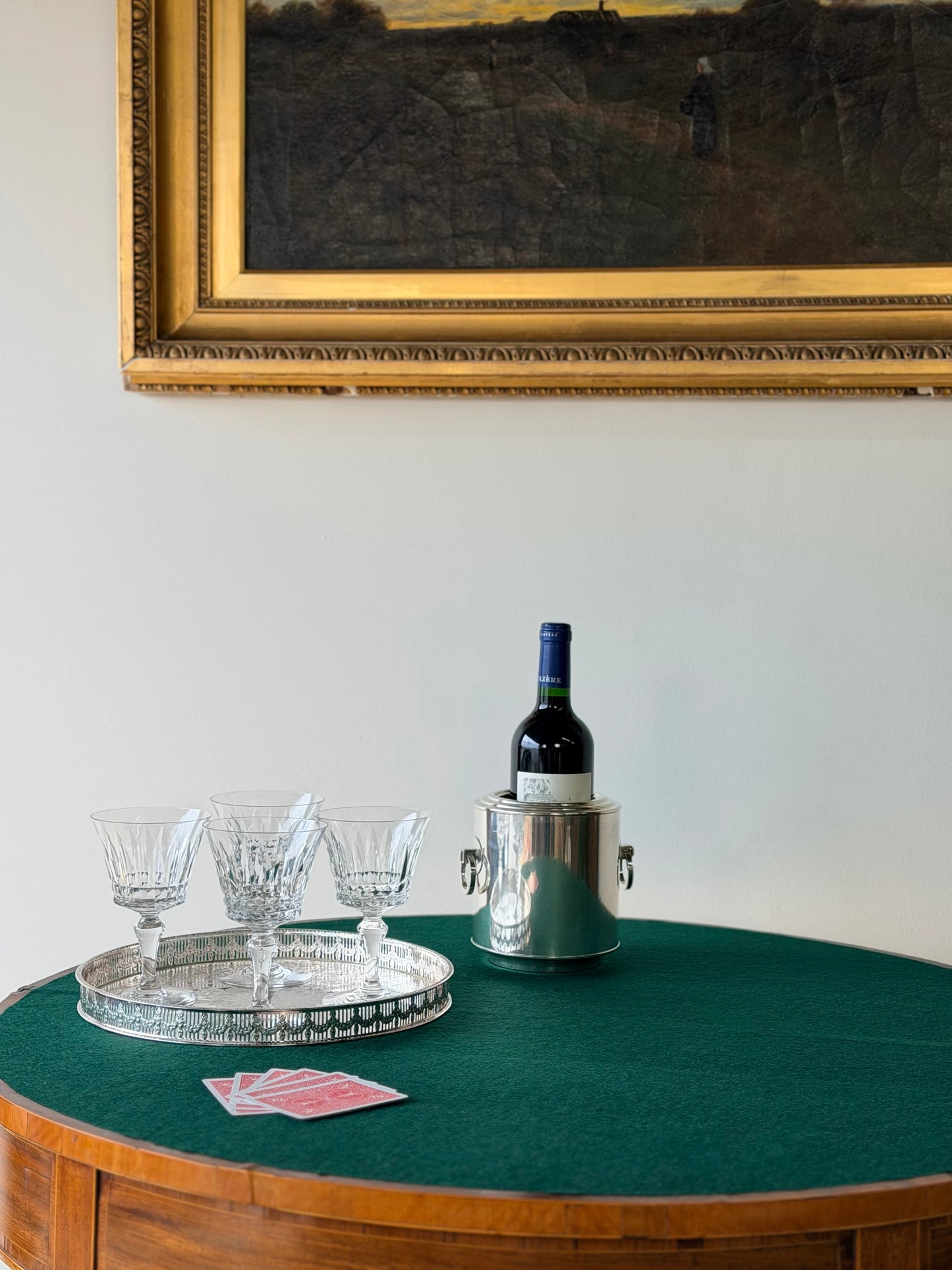 Georgian Demilune Card Table