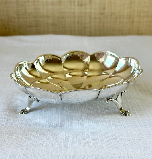 Sterling Silver Footed Bon Bon Dish