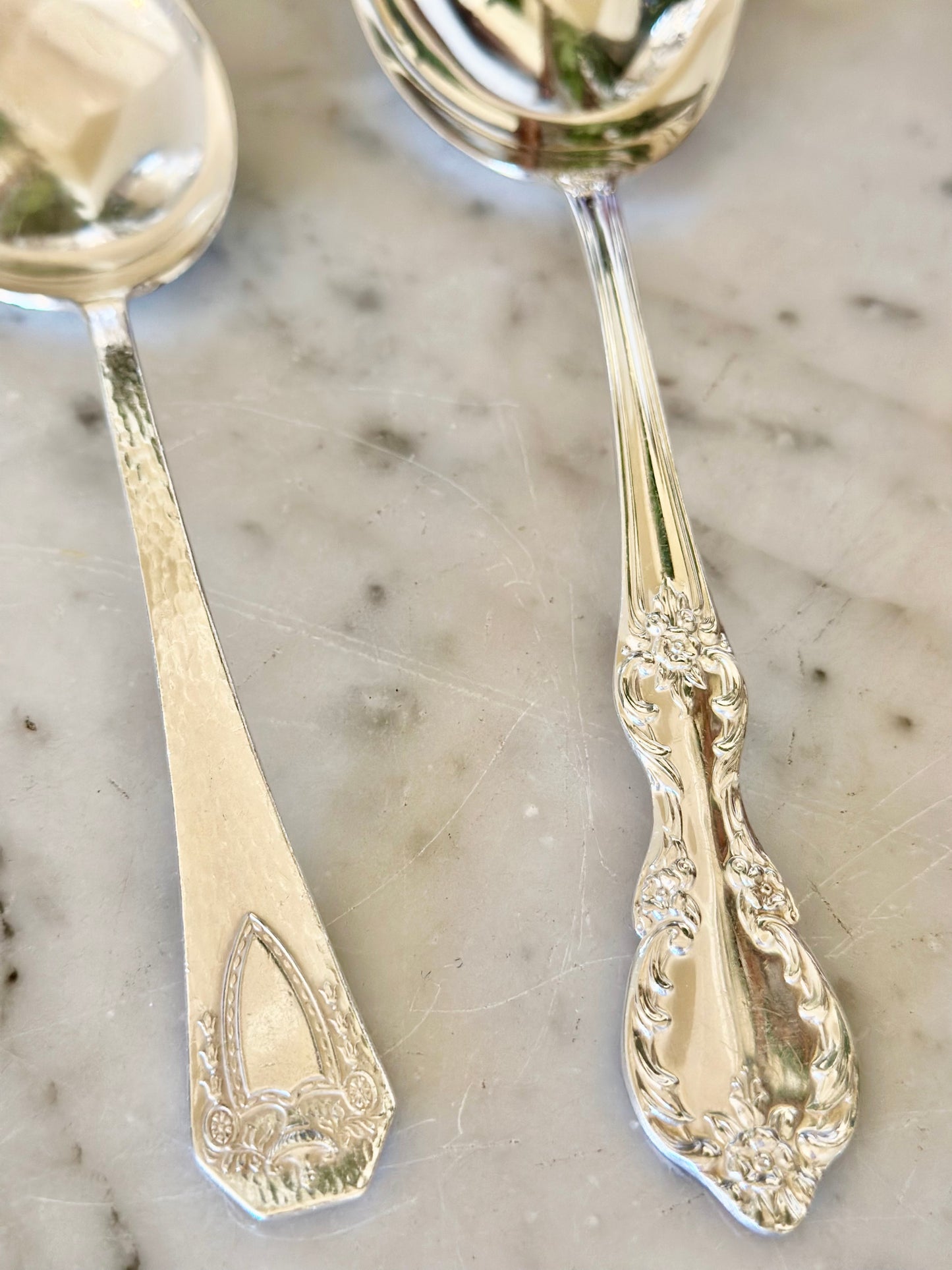 Mixed Set of Silverplate Serving Utensils (Set of 5)