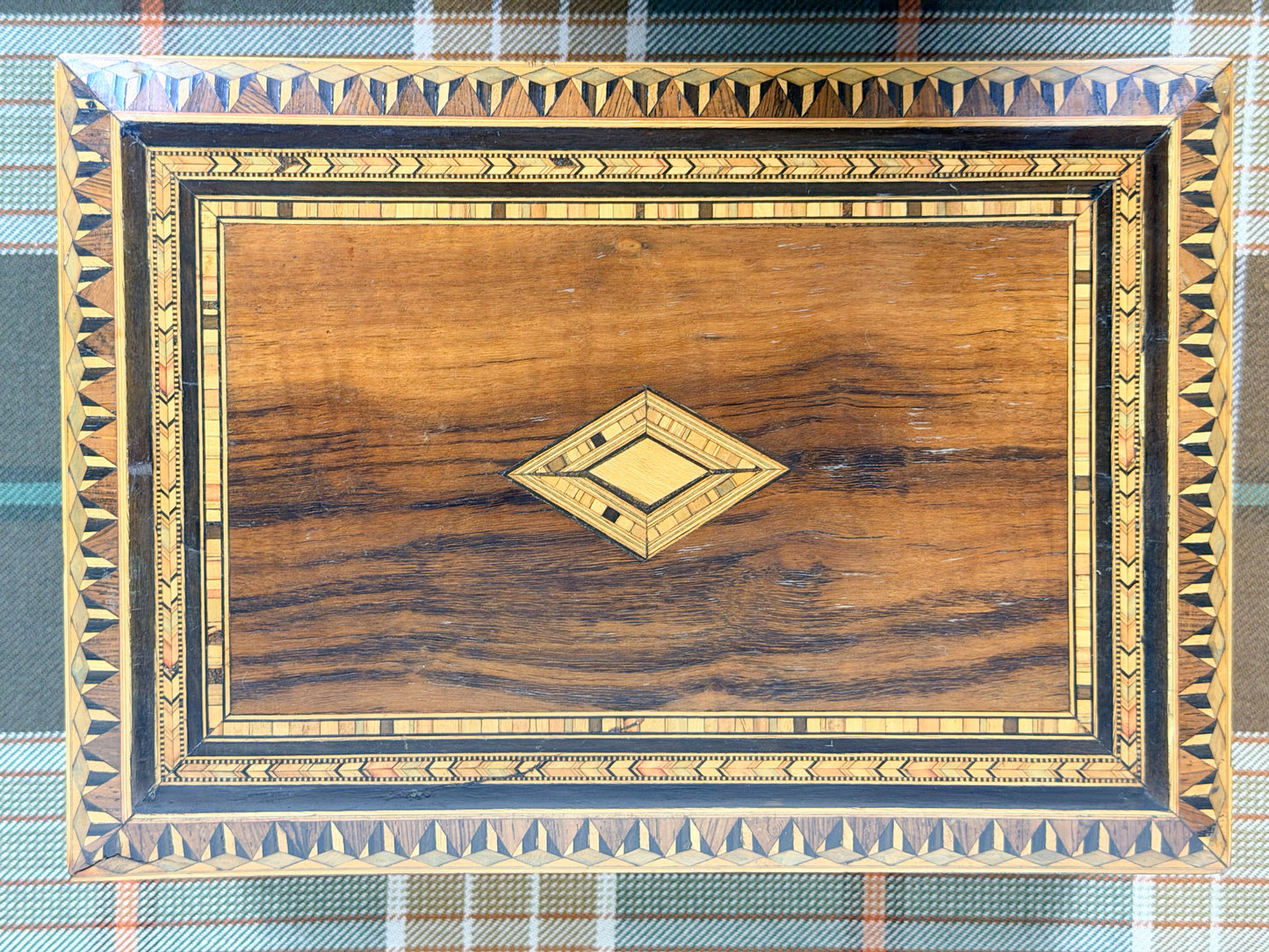 Antique Tunbridge Ware Writing Box