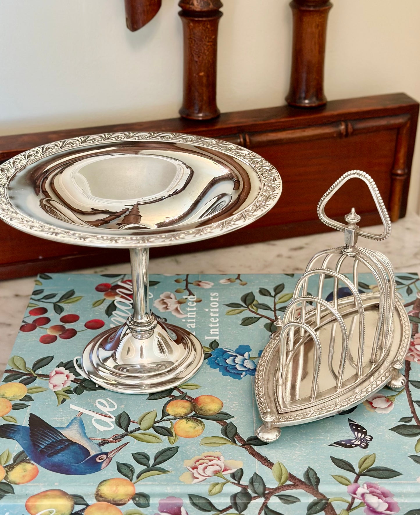 Silverplate Pedestal Compote