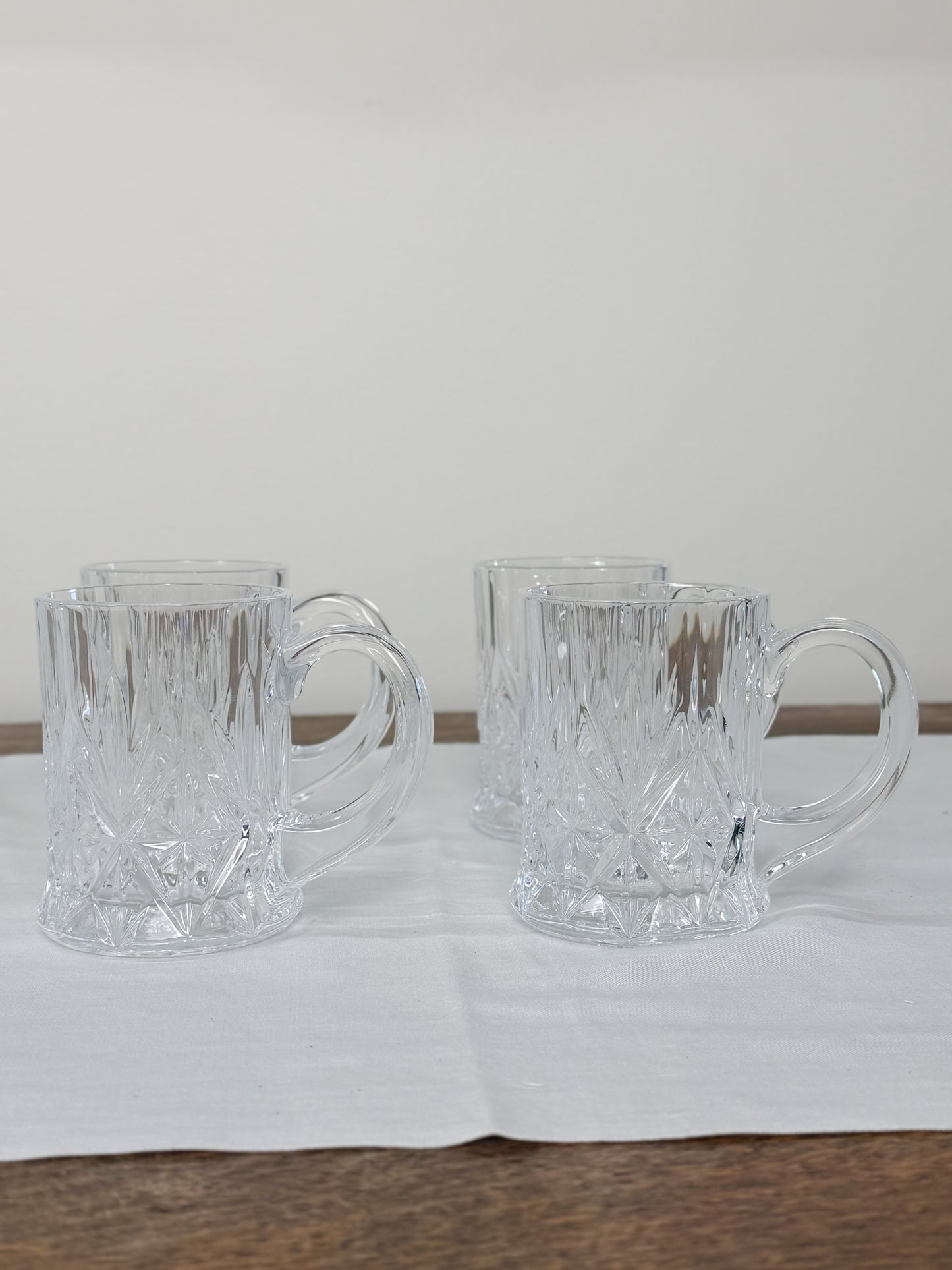 French Crystal Mugs (Set of 8)