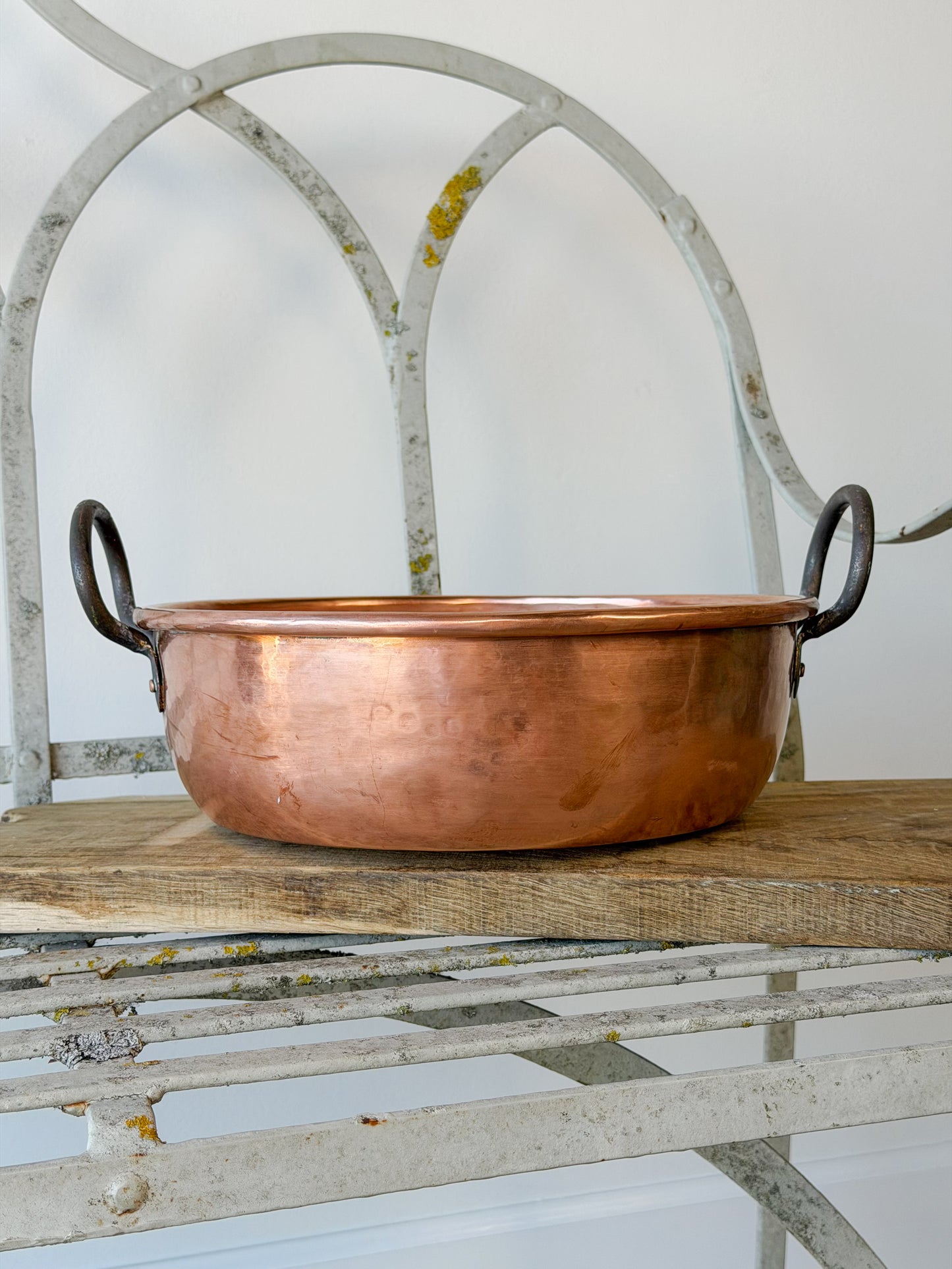Antique English Copper Jam Pan