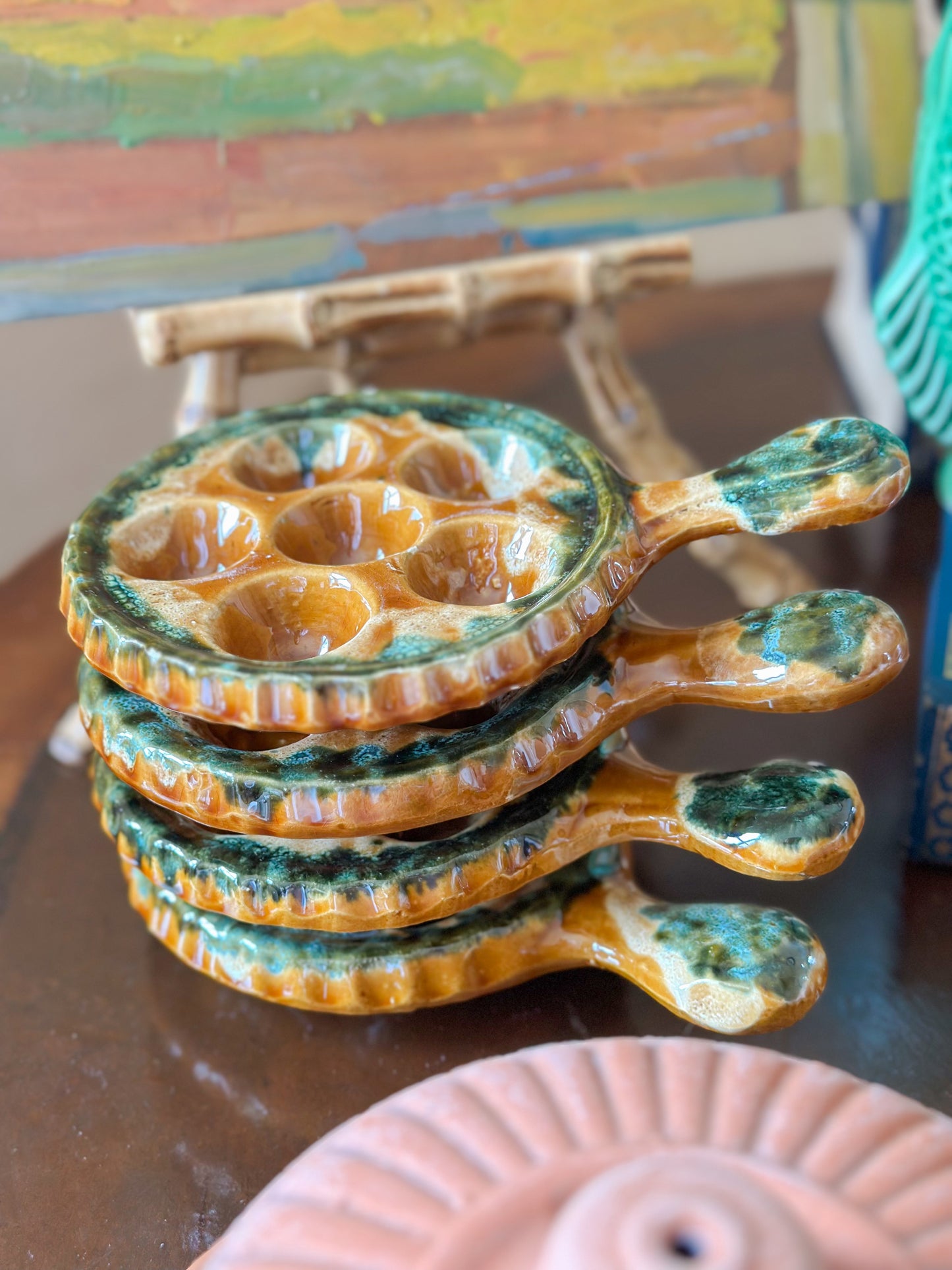 Vintage French Escargot Dishes