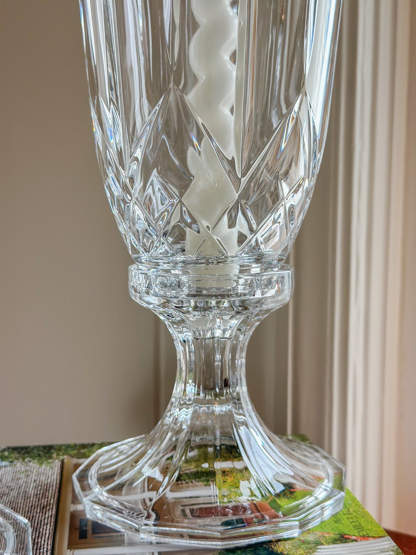 Crystal Candle Hurricane Set (Set of 2)