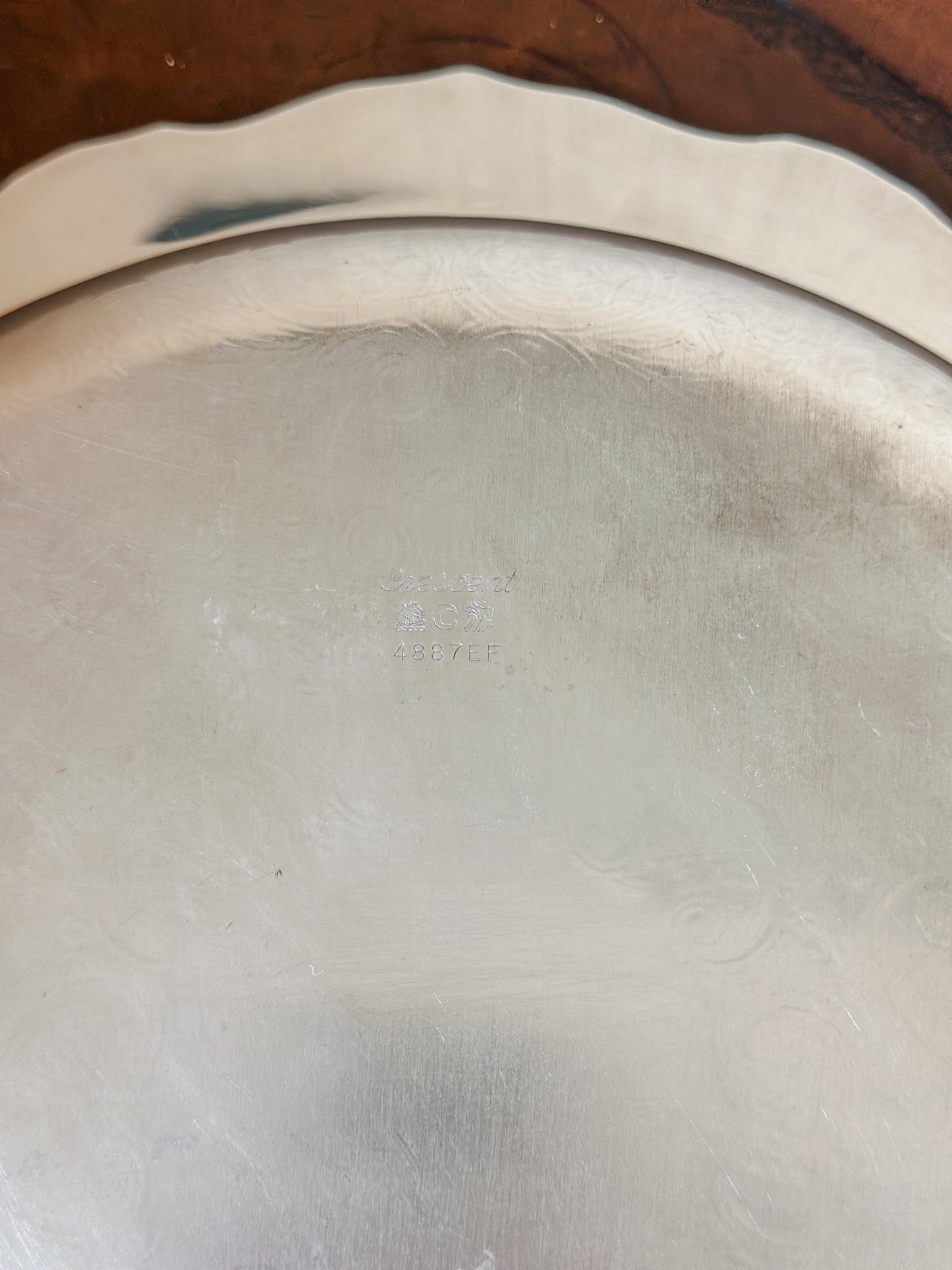 Vintage Silverplate Footed Serving Dish