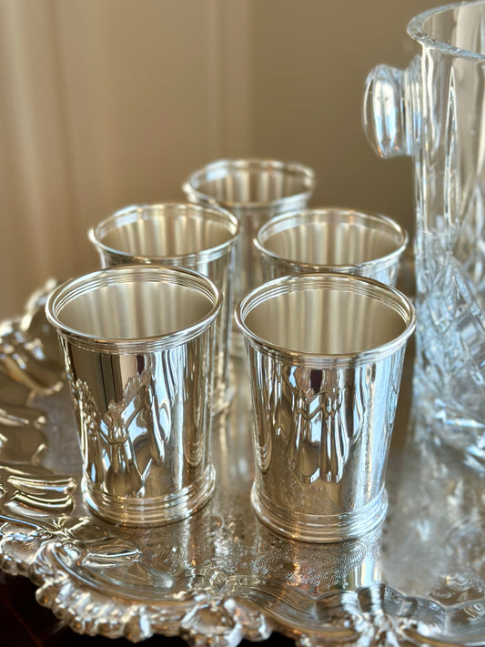 Silverplate Mint Julep Cups (Set of 5)