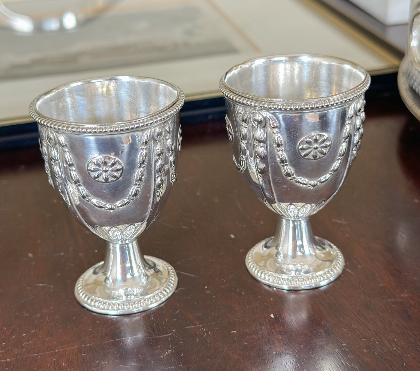 Antique Victorian Silverplate Egg Cruet