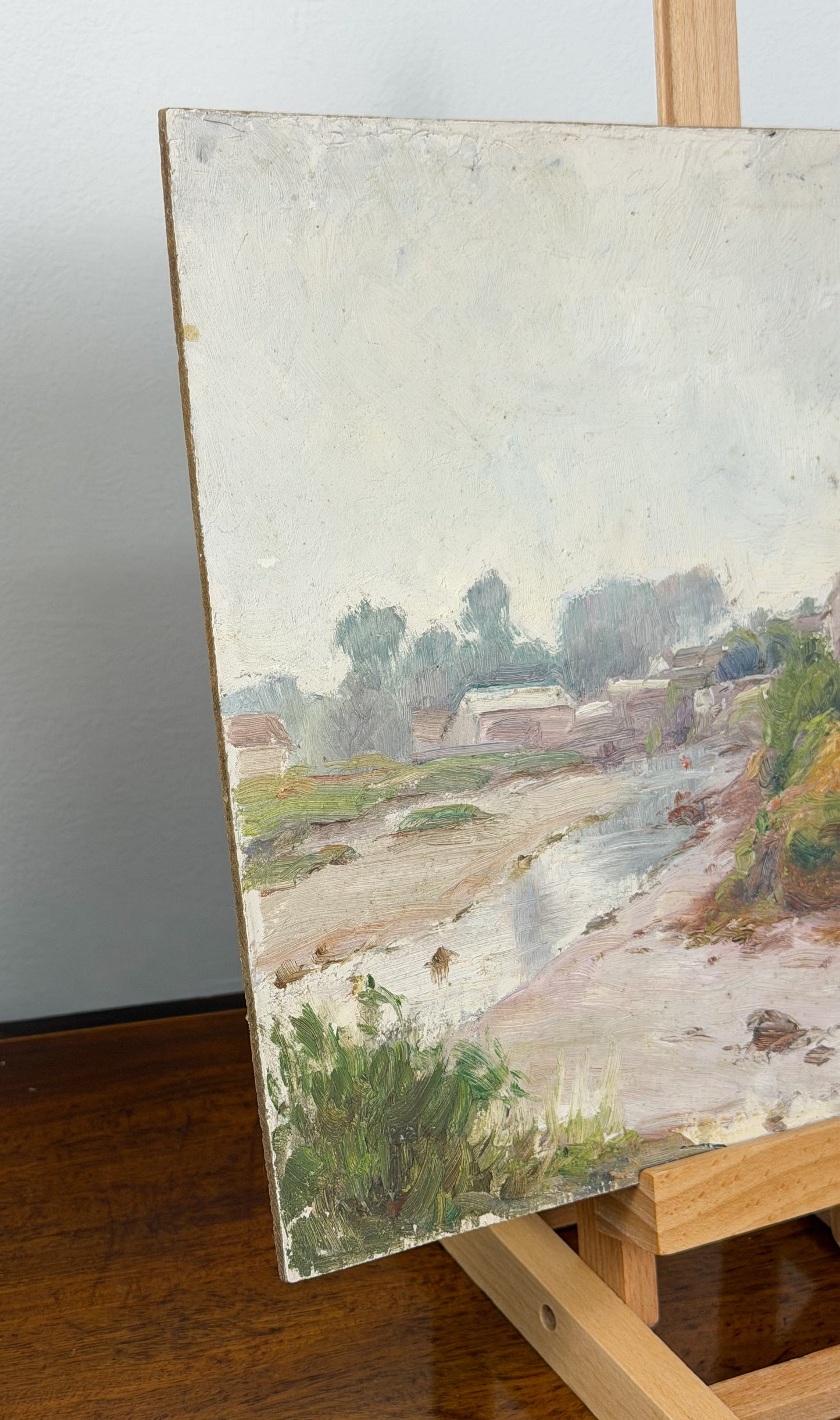 ‘Hillside Forest’ Oil on Board Painting by Edmond Quinton