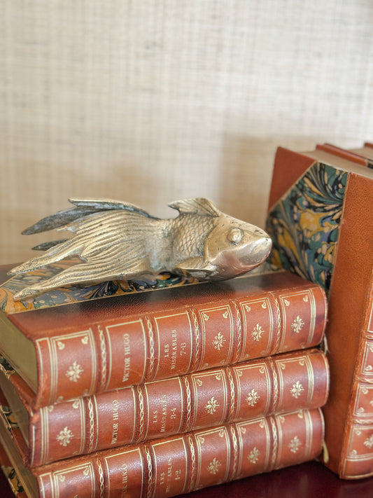 Vintage Brass Goldfish