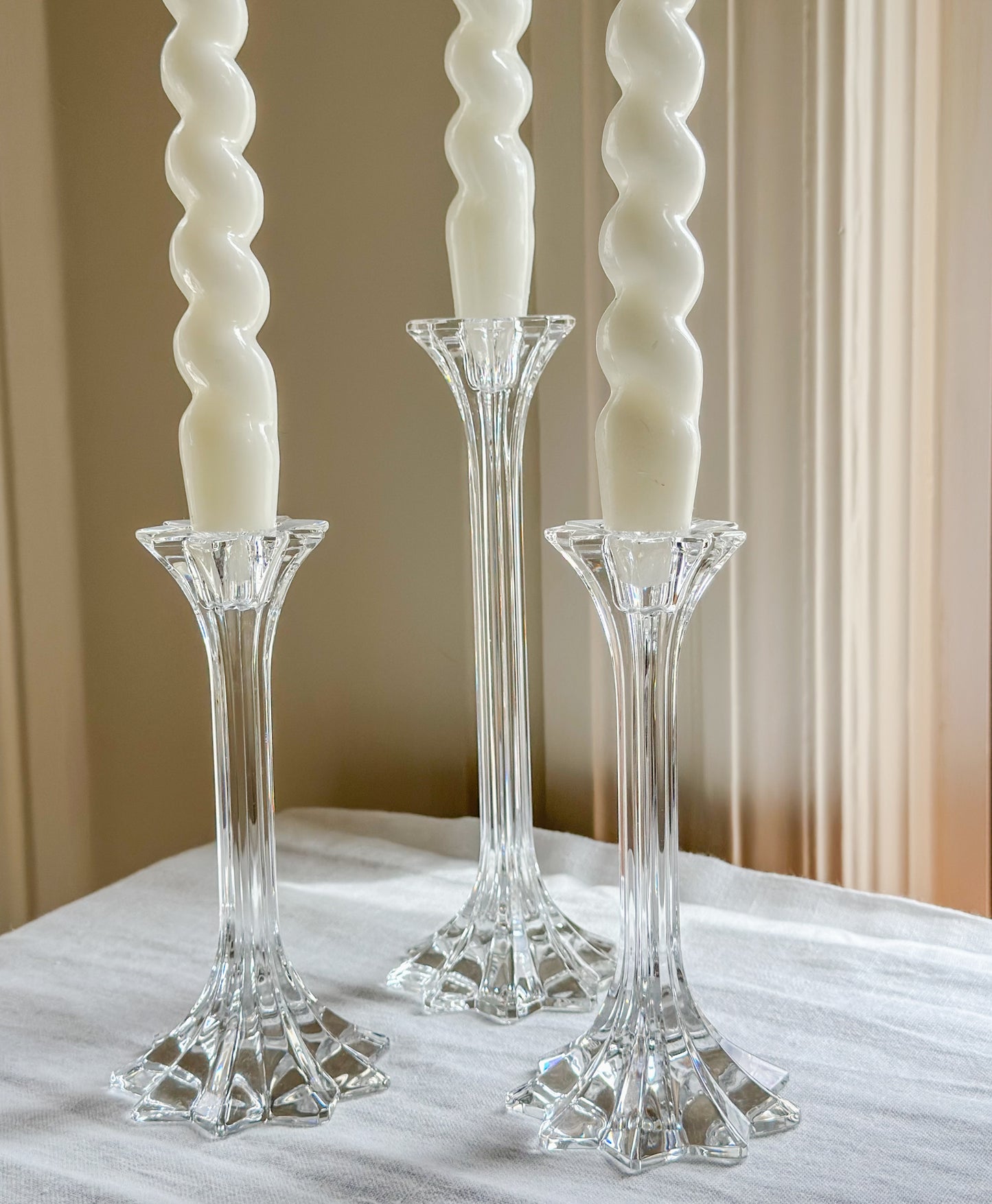 Riedel Crystal Grand Prix Candlesticks (Set of 3)