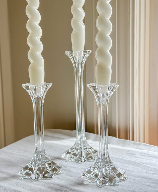 Riedel Crystal Grand Prix Candlesticks (Set of 3)