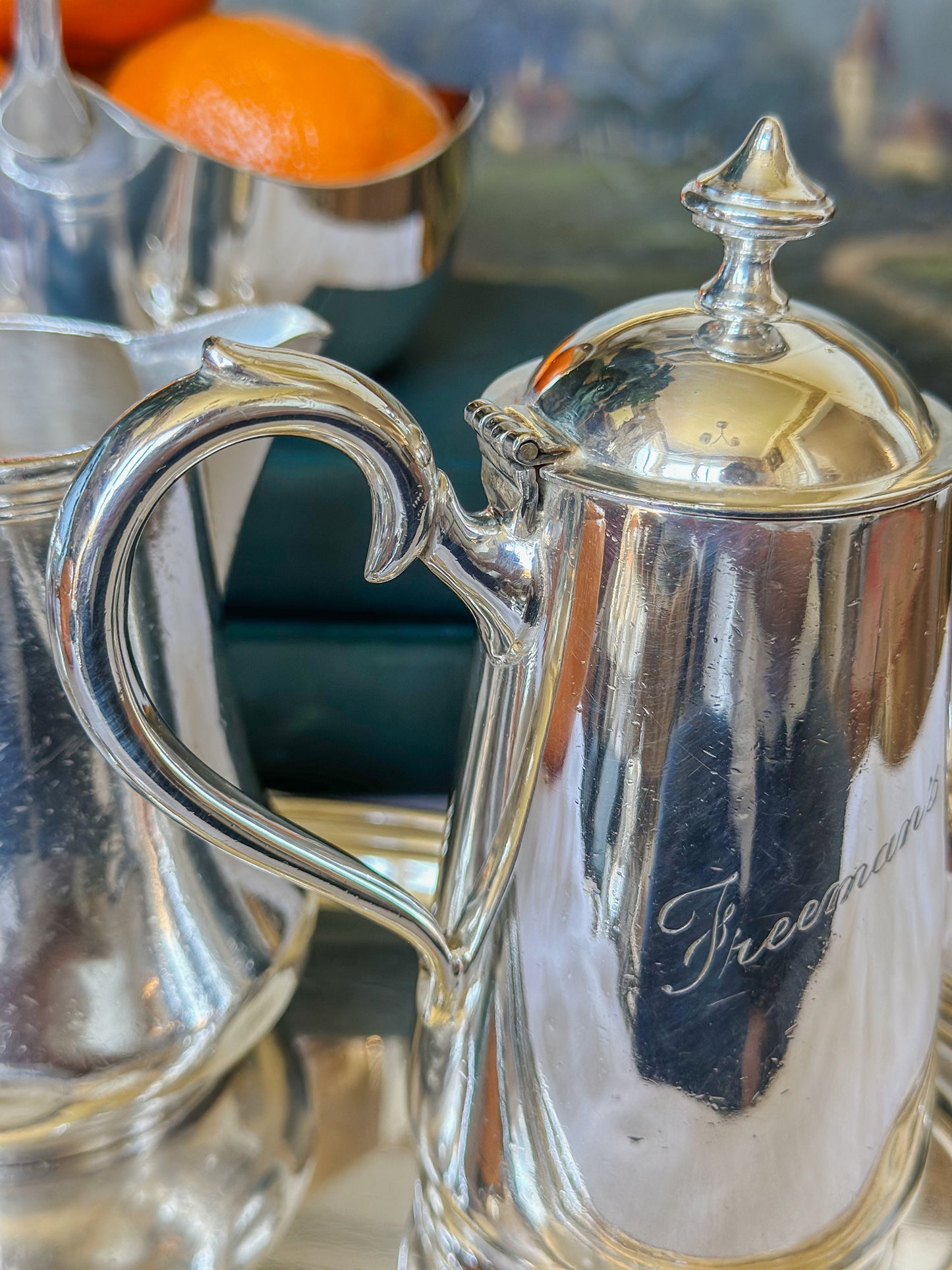 Vintage Mappin & Webb “Freeman’s” Single Serving Coffee Pot