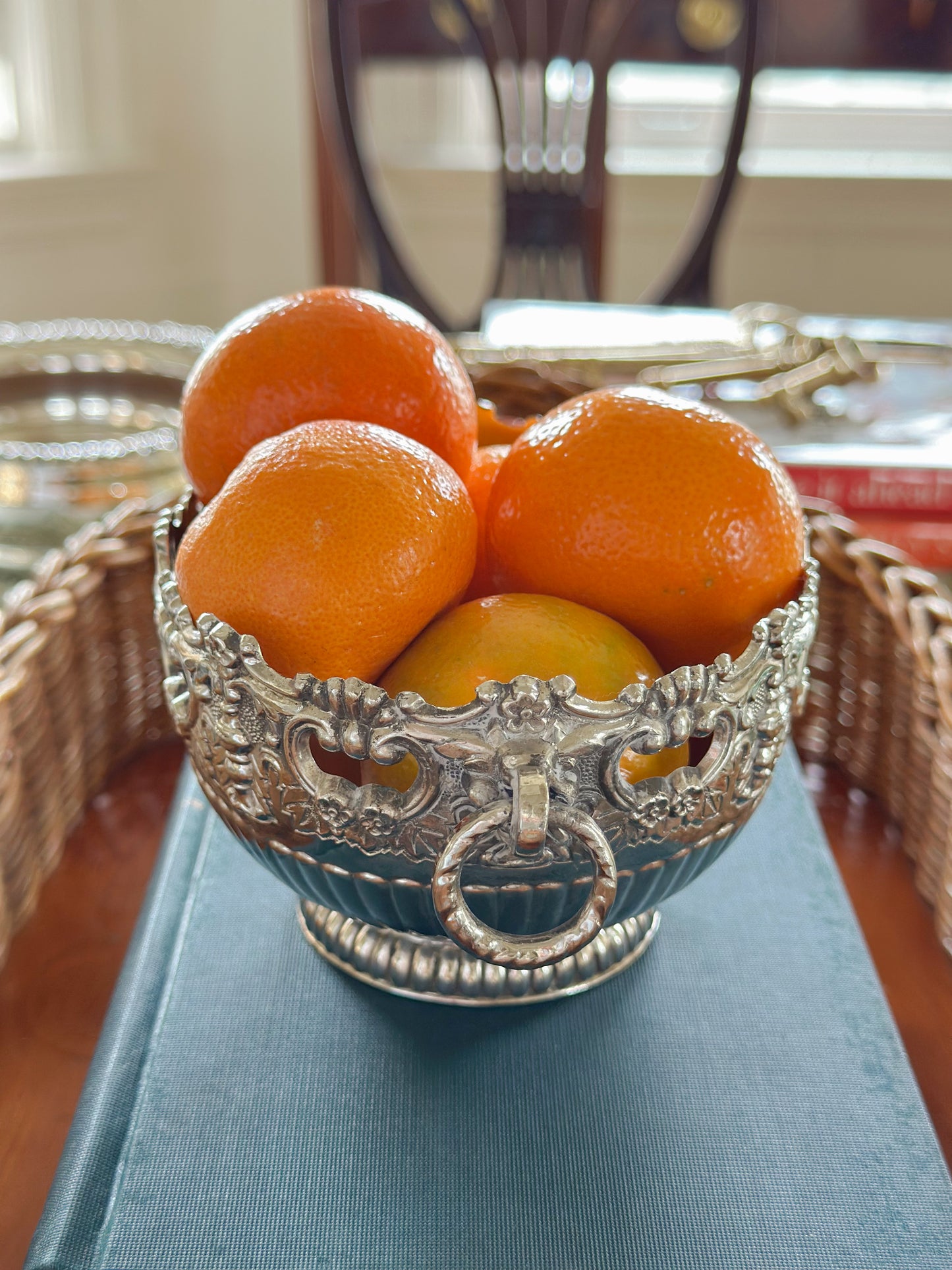 Vintage Silverplate Miniature Monteith Bowl