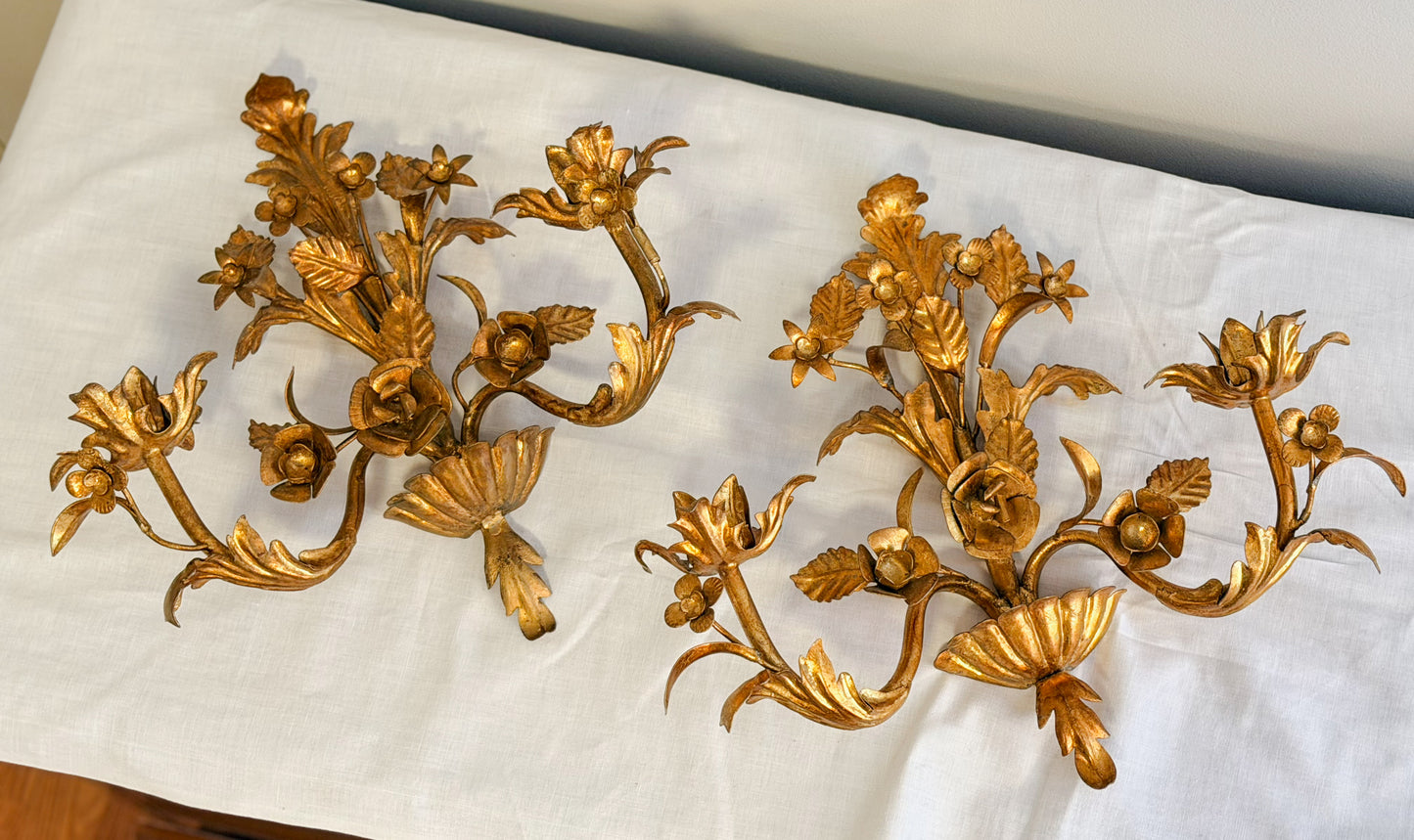 Vintage Italian Tole Sconce